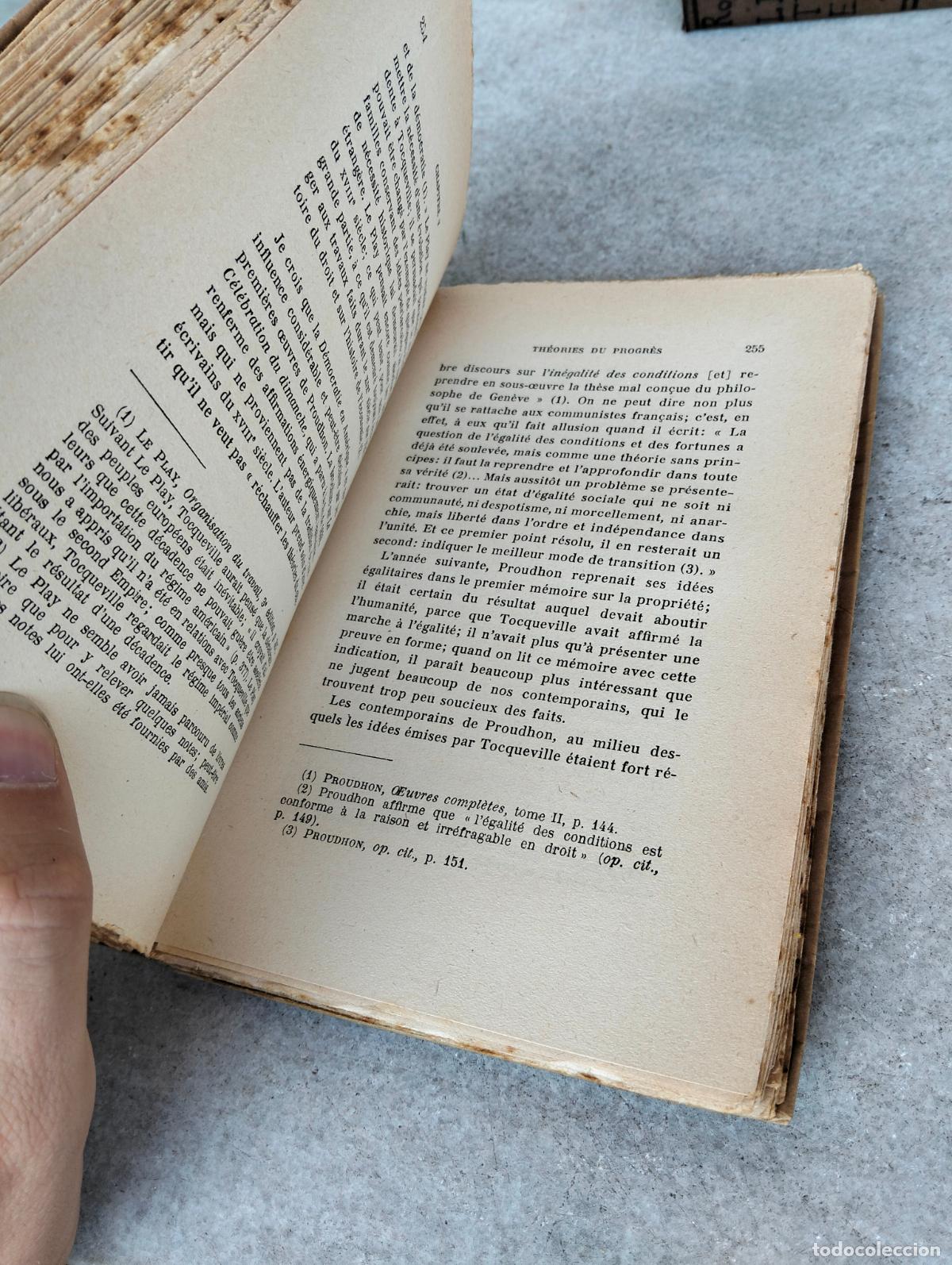 Libros antiguos: Les illusions du progr&egrave;s Georges Sorel 1921 libro en franc&eacute;s antiguo - Foto 6