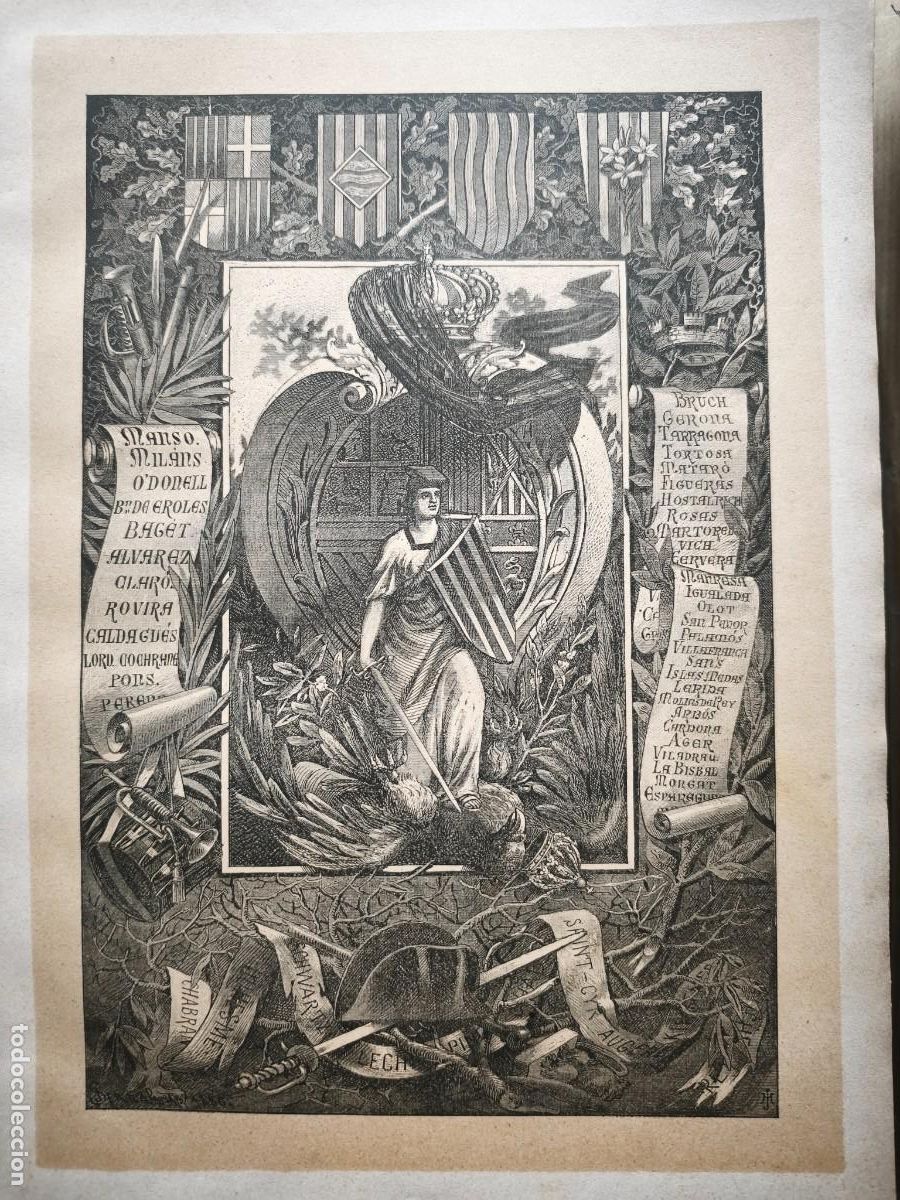 Antiquarische B&uuml;cher: HISTORIA CR&Iacute;TICA ,GUERRA DE LA INDEPENDENCIA EN CATALU&Ntilde;A. 2 TOMOS. ANTONIO DE BOFARULL. 1886