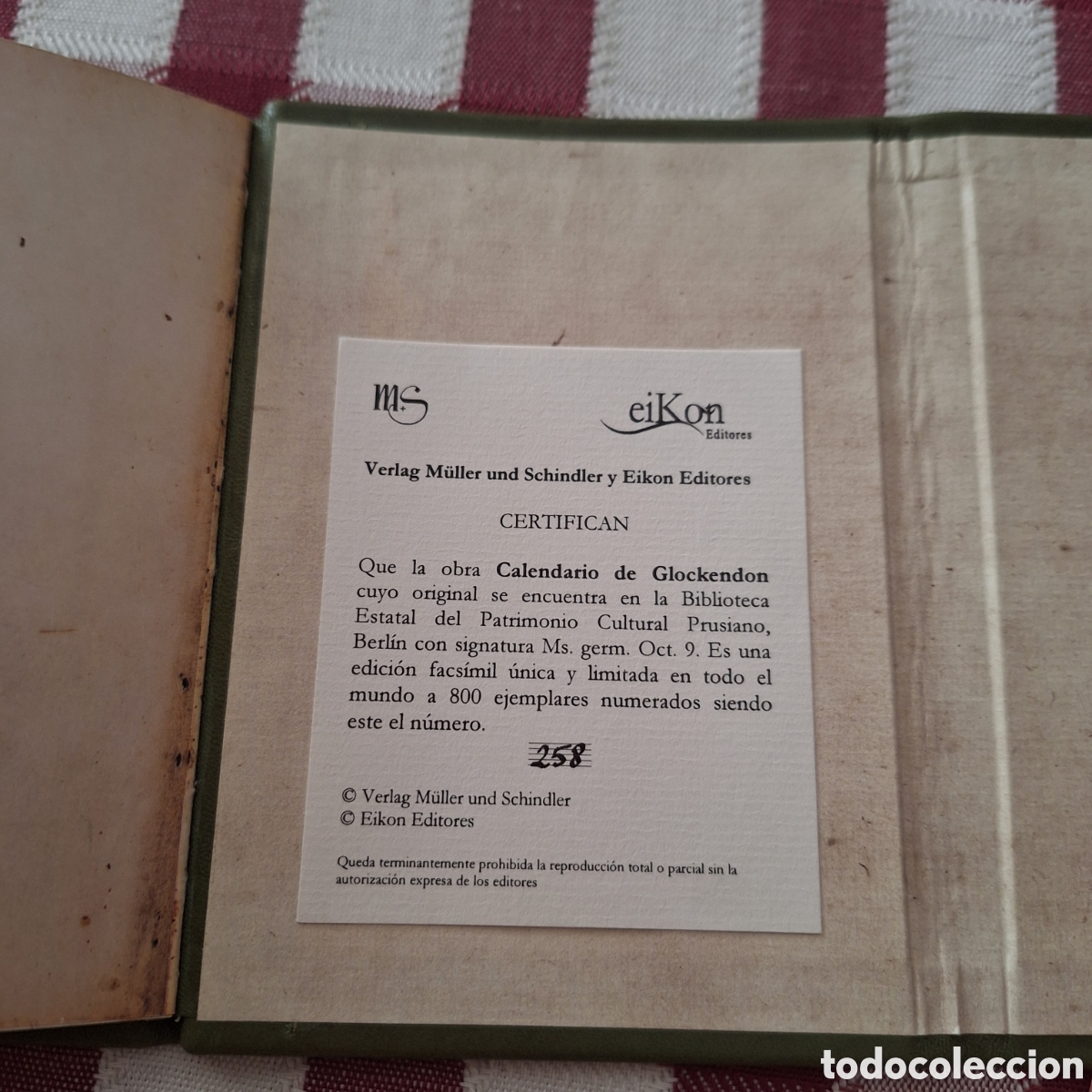 Libros antiguos: Calendario de Glokendon - Foto 3