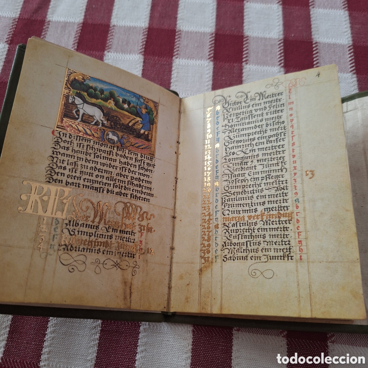 Libros antiguos: Calendario de Glokendon - Foto 4