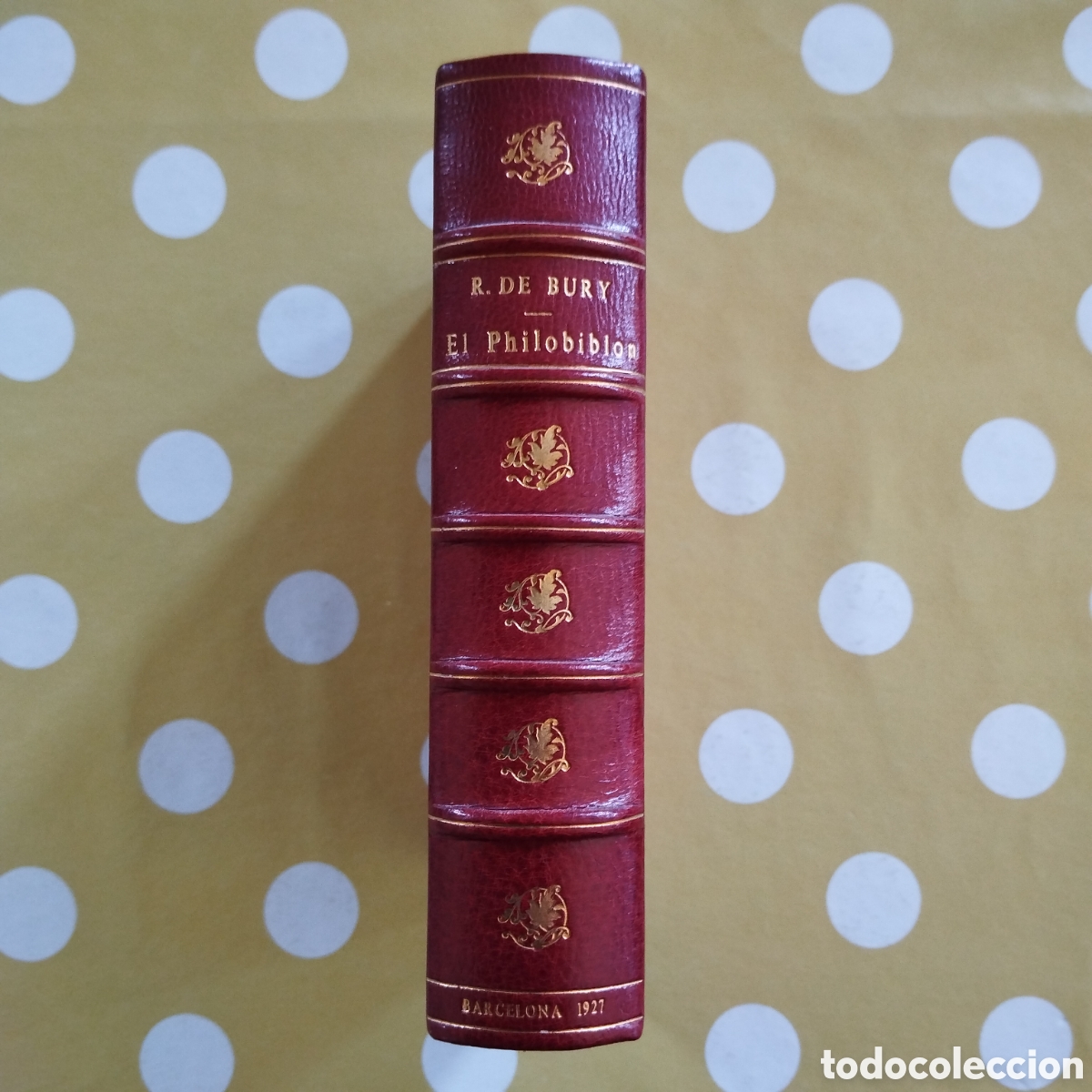 Libros antiguos: PAPEL JAPON&Eacute;S RICARDO DE BURY EL PHILOBIBLION MIQUEL-RIUS 1927