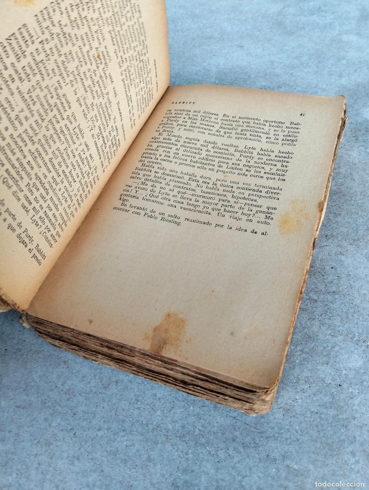 Libros antiguos: Babbitt Sinclair Lewis Cenit primera edici&oacute;n espa&ntilde;ol 1930 - Foto 3
