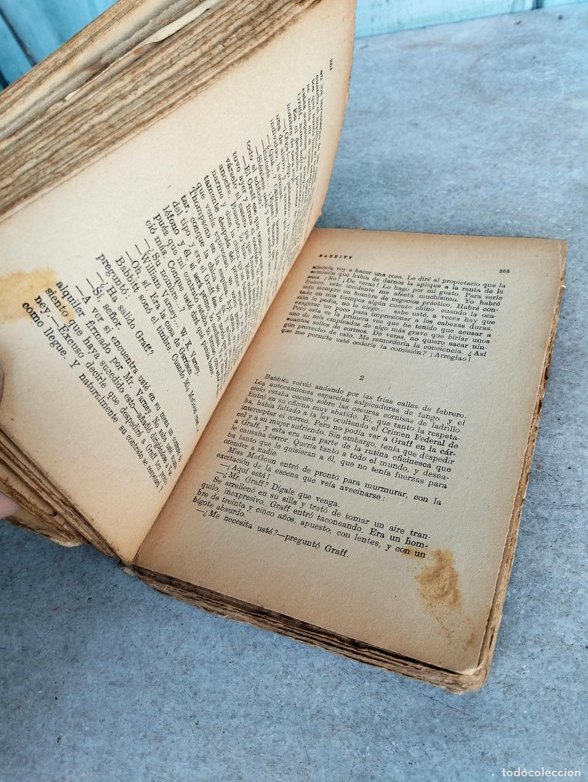 Libros antiguos: Babbitt Sinclair Lewis Cenit primera edici&oacute;n espa&ntilde;ol 1930 - Foto 4