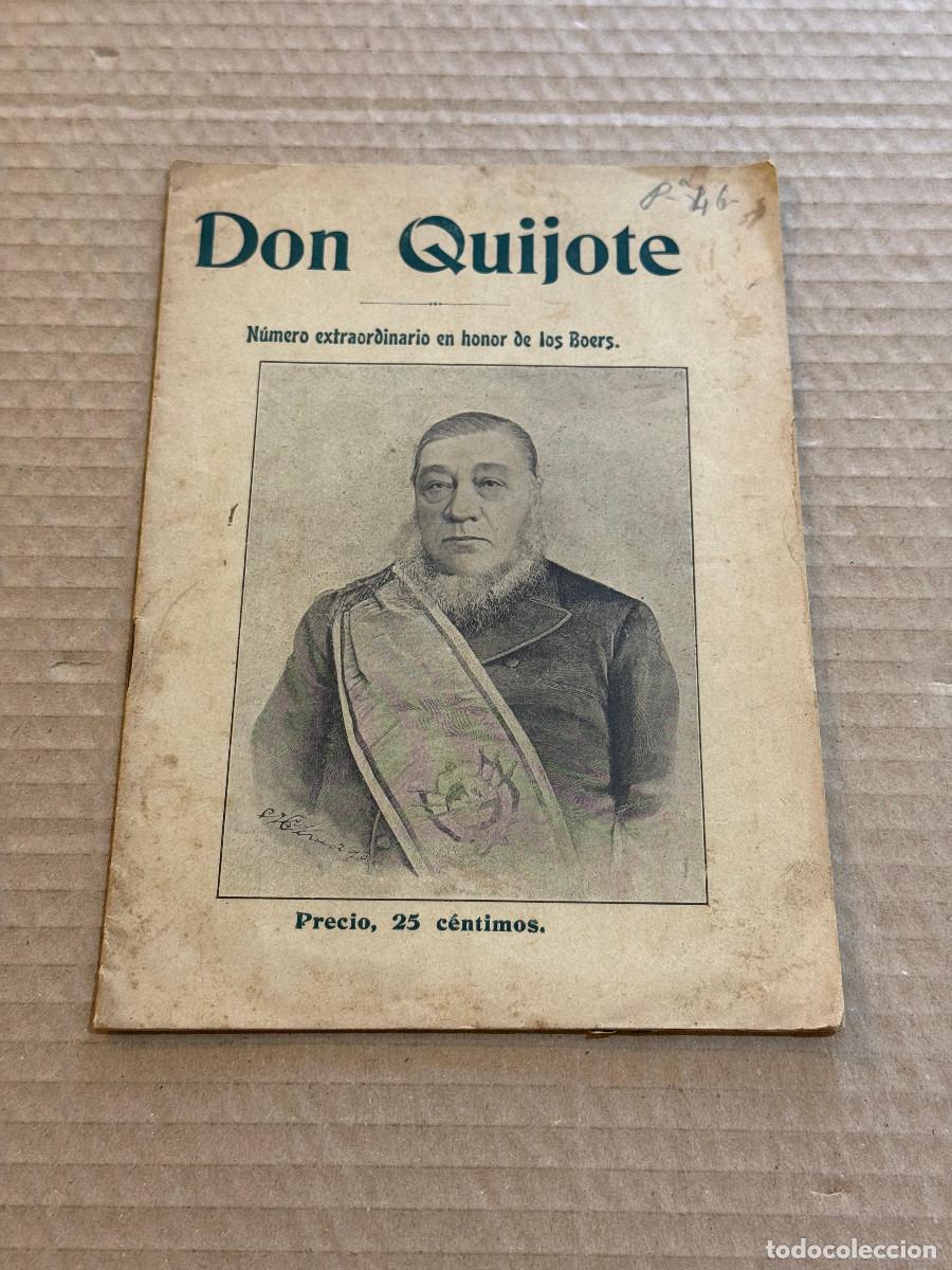Libri antichi: DON QUIJOTE SATIRICO. GUERRA BOERS. ALEJANDRO SAWA. SILVERIO LANZA. JOAQUIN COSTA. MANUEL DE PALACIO