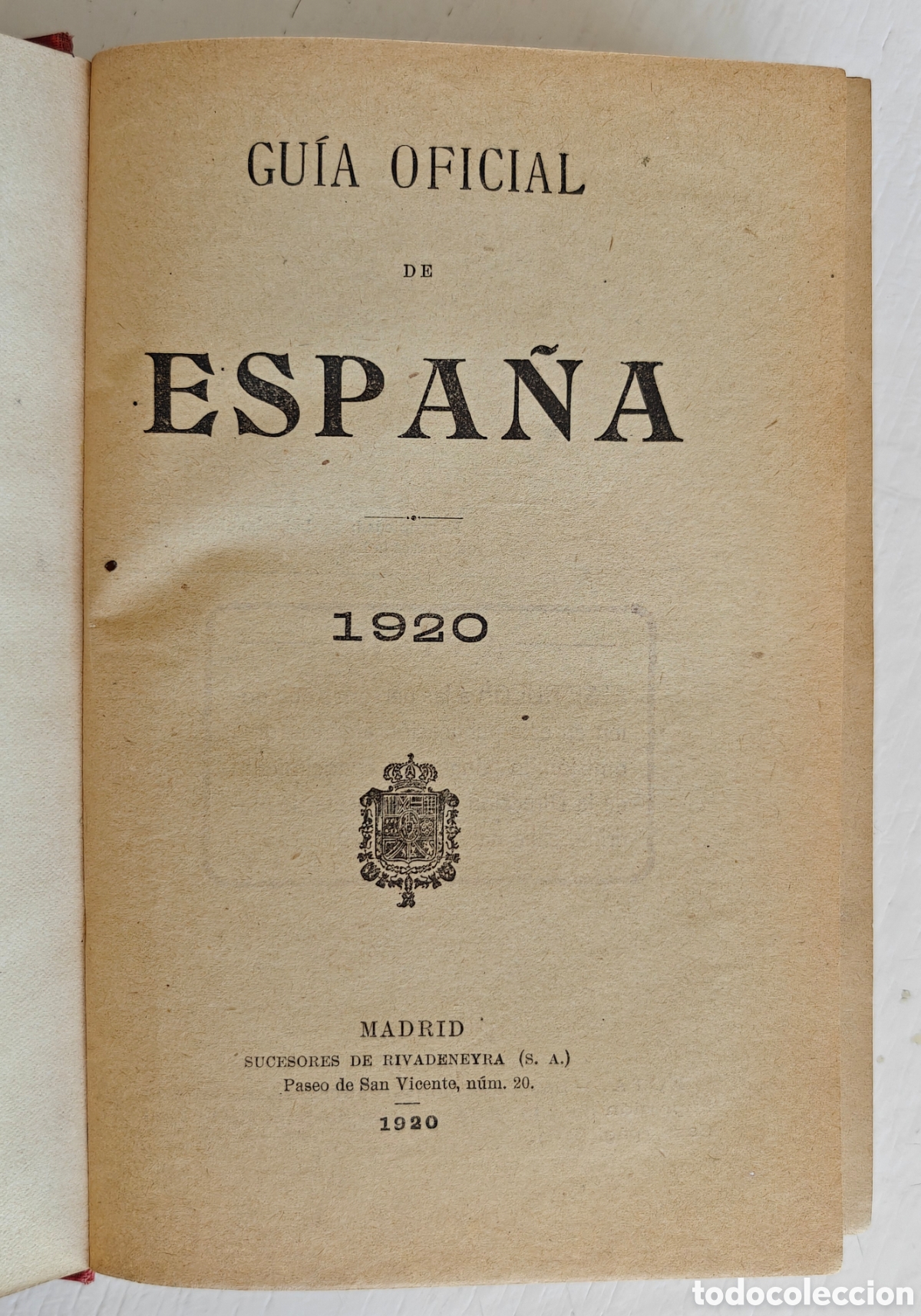 Libros antiguos: Gu&iacute;a Oficial de Espa&ntilde;a 1920 - Foto 4