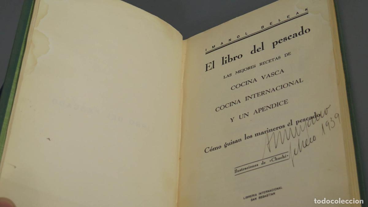 Libros antiguos: El libro del pescado - Imanol Beleak - Foto 2