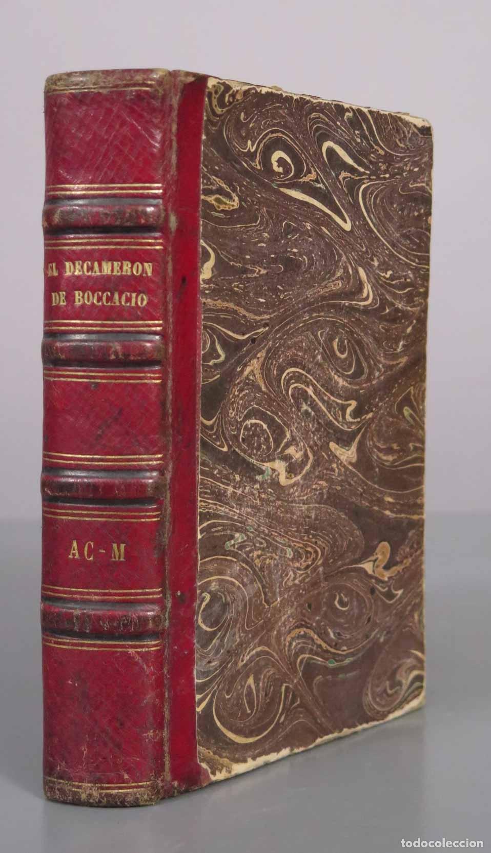 Libros antiguos: Cuentos de Boccacio - El Decamer&oacute;n - Administraci&oacute;n de la biblioteca de la risa - 4 SERIES