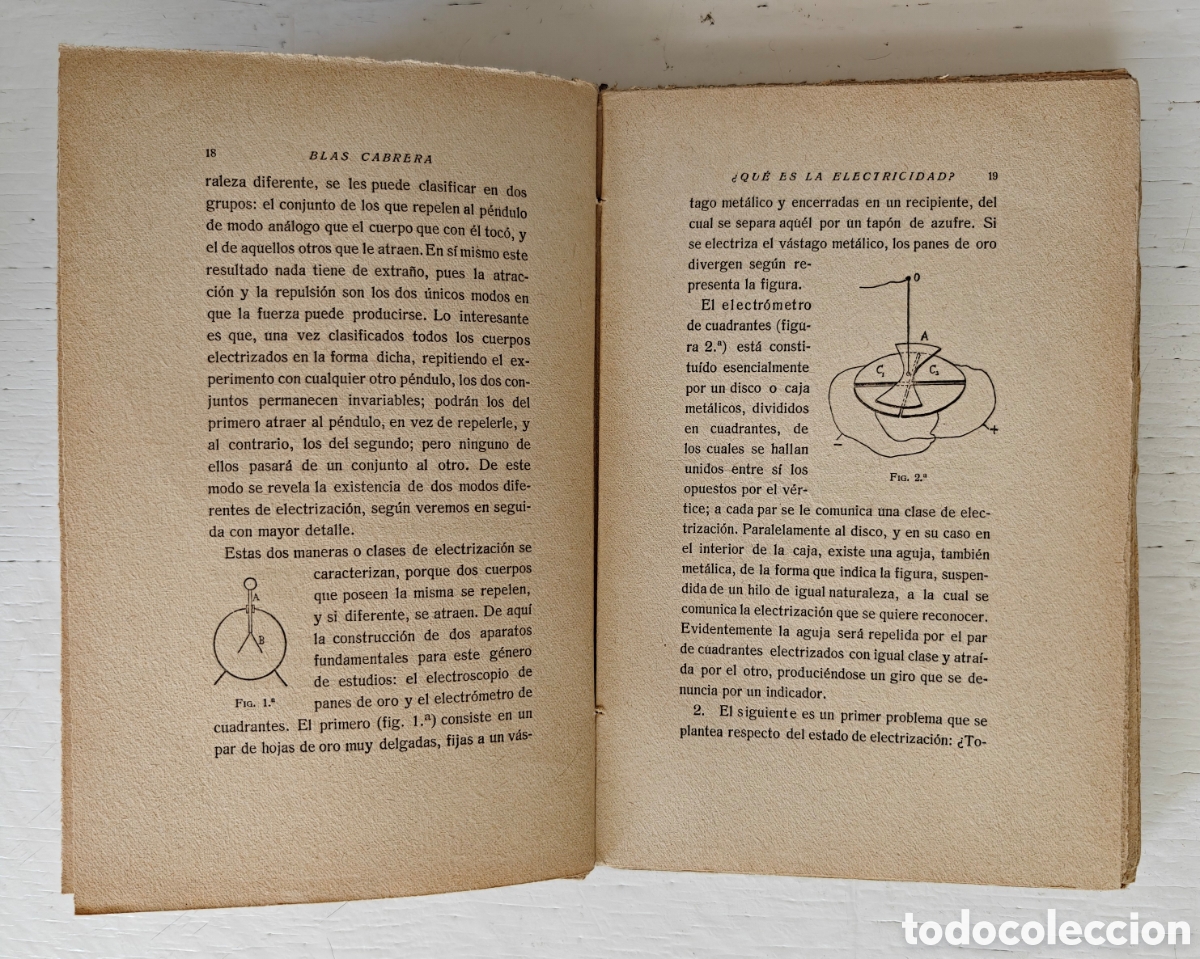 Libros antiguos: Blas Cabrera Que es la Electricidad 1917 - Foto 3