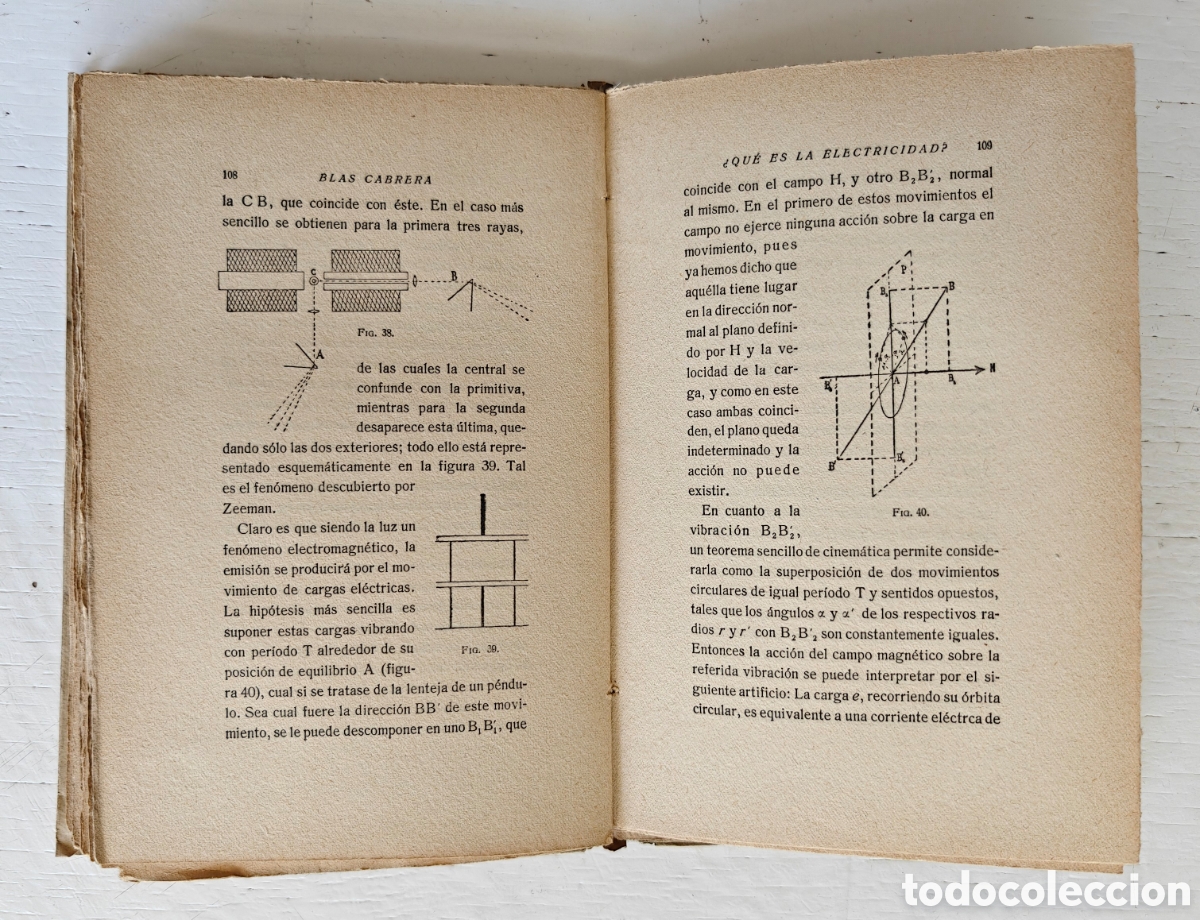 Libros antiguos: Blas Cabrera Que es la Electricidad 1917 - Foto 4