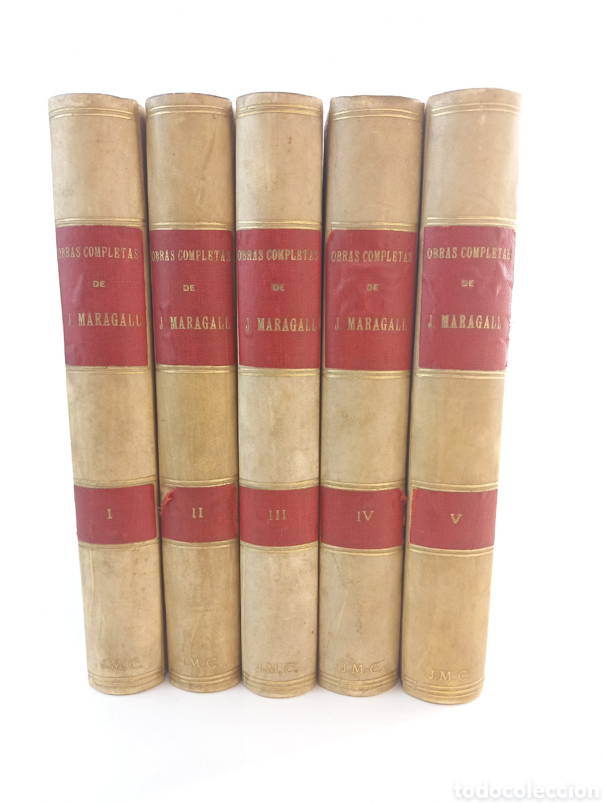 Libros antiguos: Obras Completas Juan Maragall. Art&iacute;culos Completos. Gustavo Gili Editor, 1912-13.