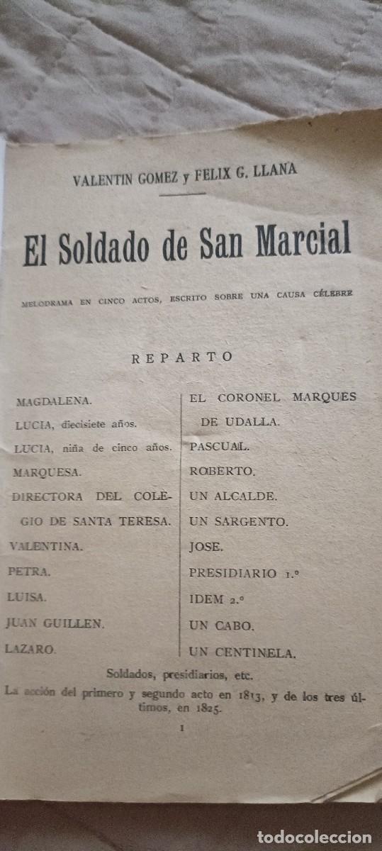 Libros antiguos: El soldado de San Marcial. - Foto 2