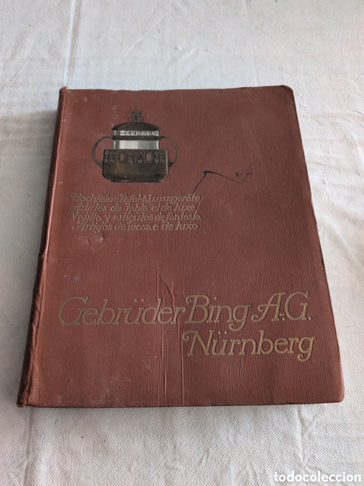 Old books: Libro Cat&aacute;logo de la empresa alemana Gebr&uuml;der Bing A.G.&nbsp;de N&uacute;remberg. A&ntilde;o 1913.