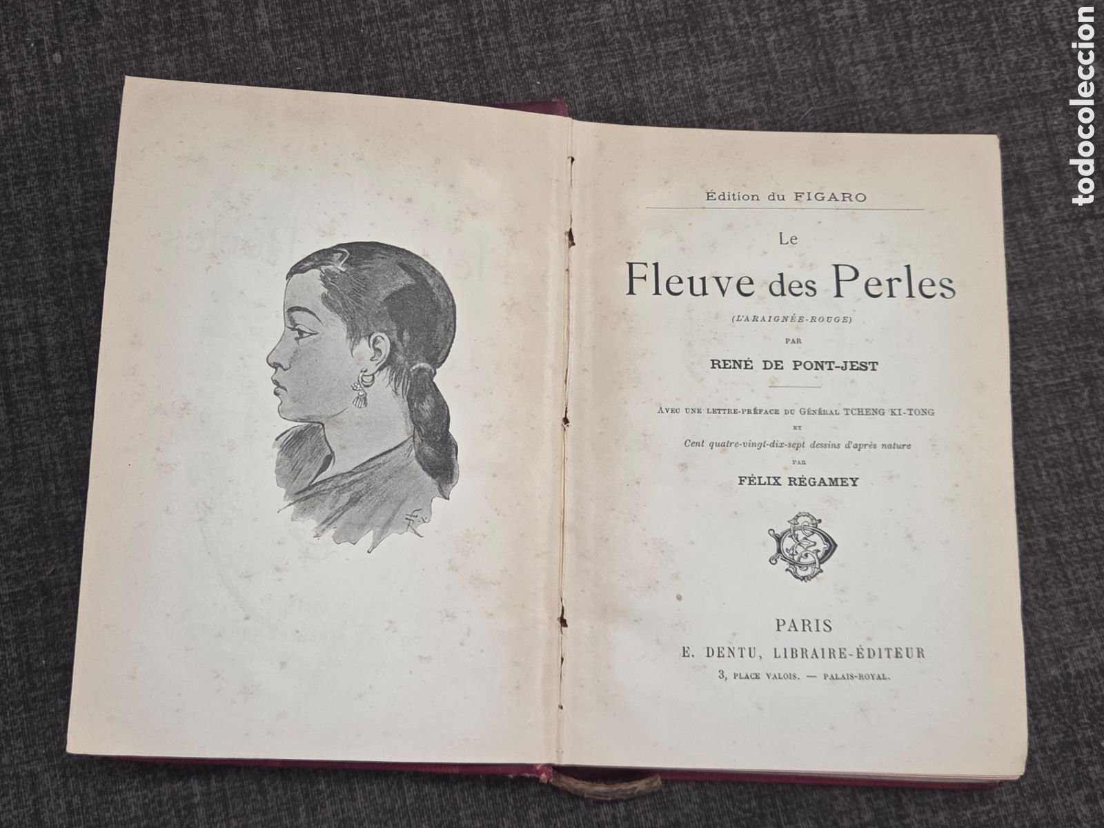 Libros antiguos: LE FLEUVE DES PERLES Ren&eacute; de Pont-Jest - Foto 1