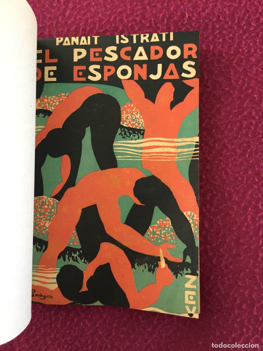 Libros antiguos: El Pescador de Esponjas Panait Istrati. Editorial Zeus, 1931