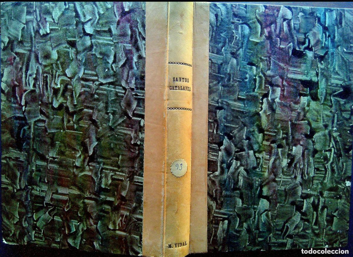 Libri antichi: LIBRO 1&ordm; DE LA HISTORIA DE LOS SANTOS DE CATALU&Ntilde;A - ANTONIO VICENTE DOMENEC - 1630