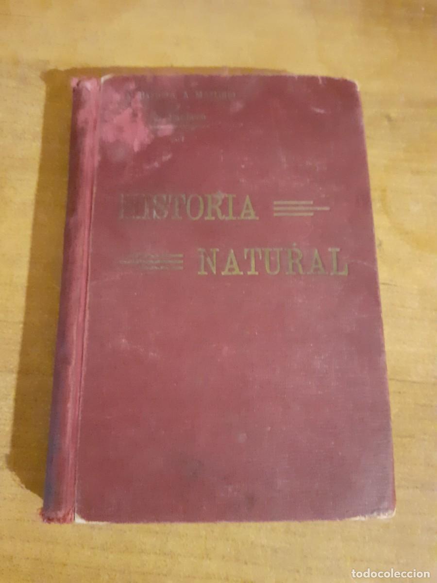 Libros antiguos: Historia natural. Manuel Cazurro et alli.