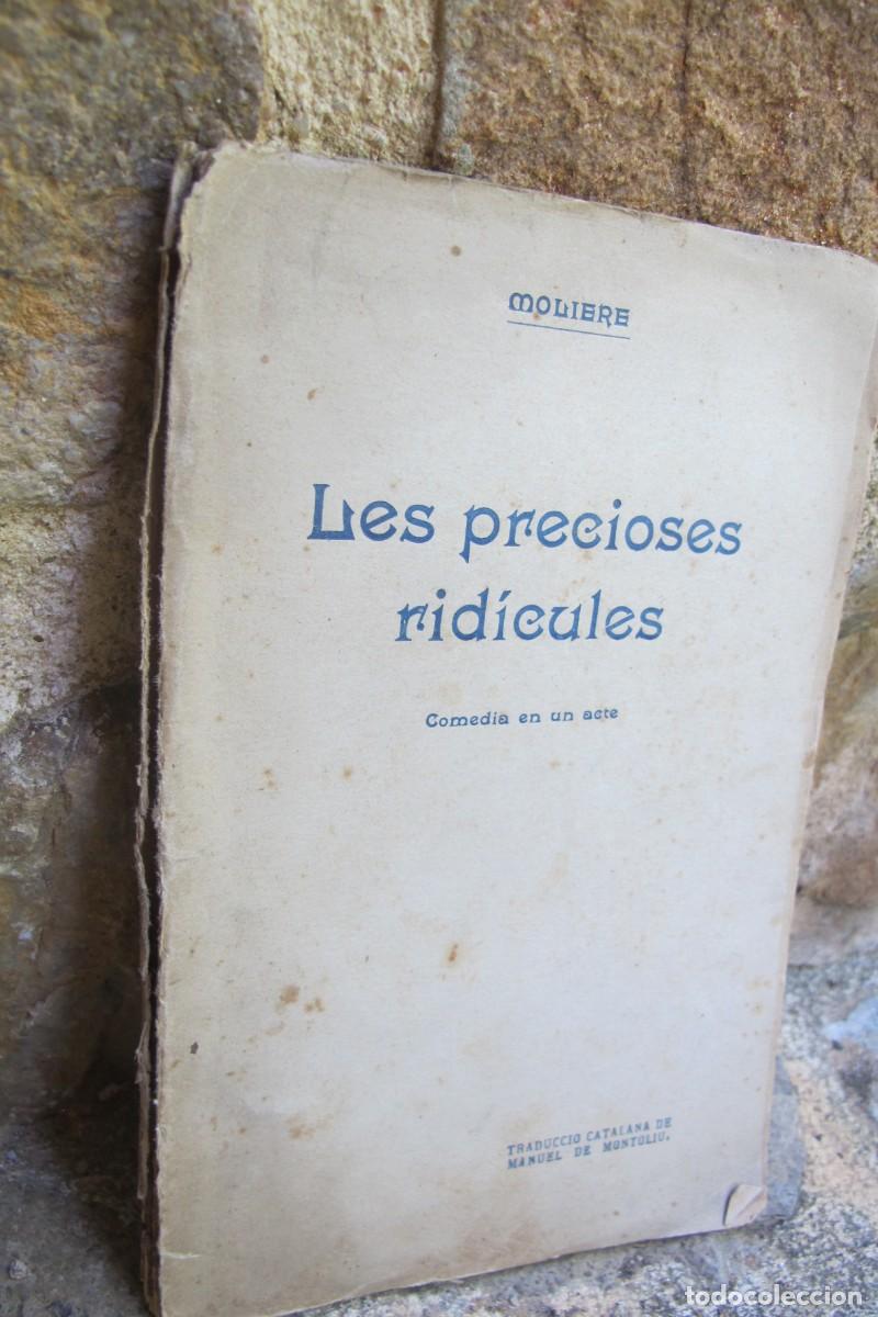 Libros antiguos: LES PRECIOSES RIDICULES. MOLIERE. COMEDIA EN UN ACTE
