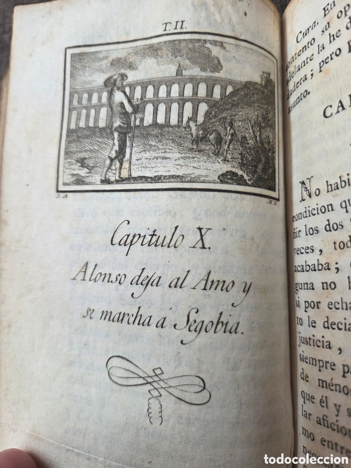 Libros antiguos: El Donado Hablador , vida y aventuras De ALONSO MOZO DE MUCHOS AMOS Madrid 1805 tomo 2&deg;