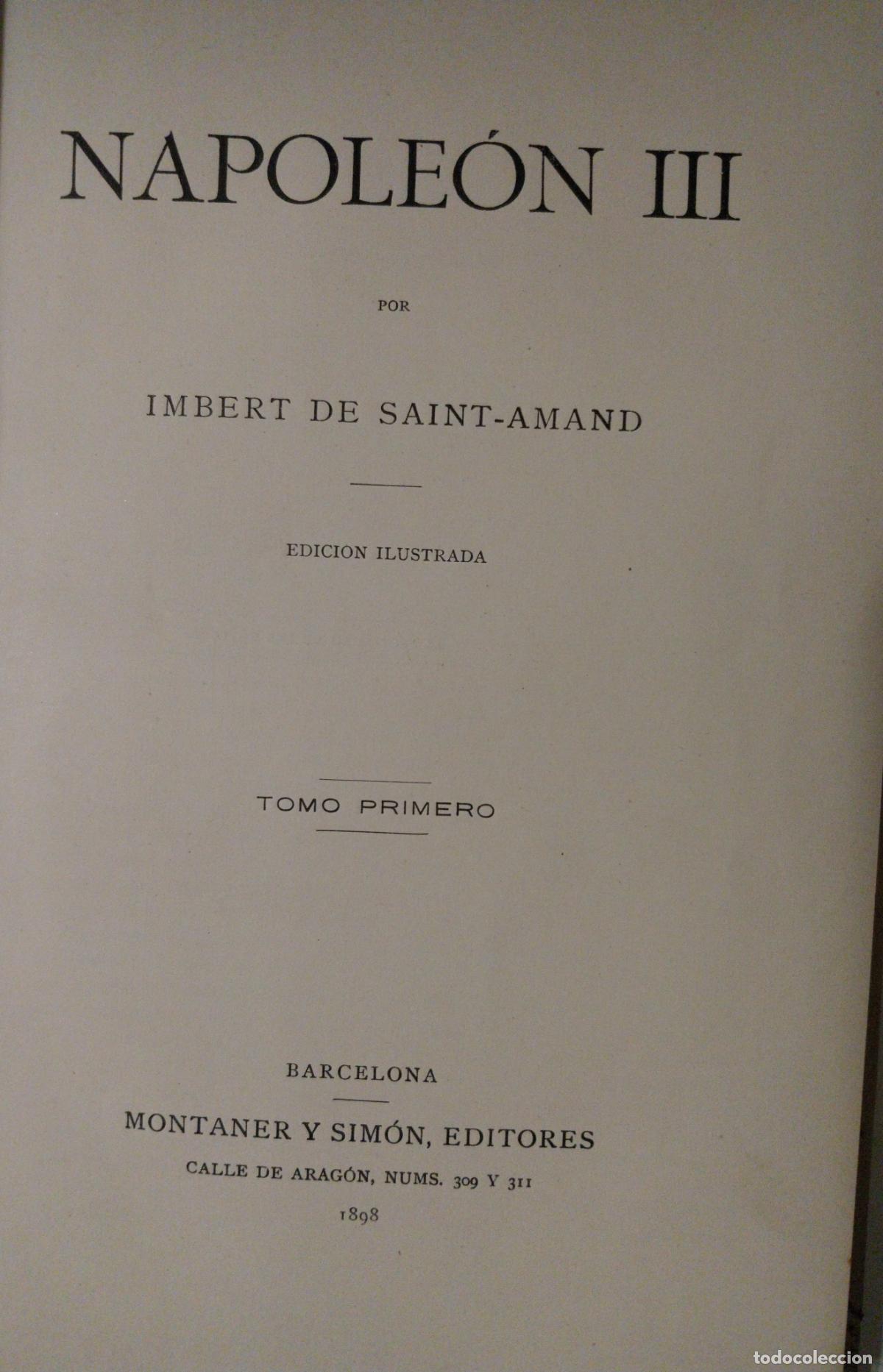 Antiquarische B&uuml;cher: imbert de st. amand. napoleon III