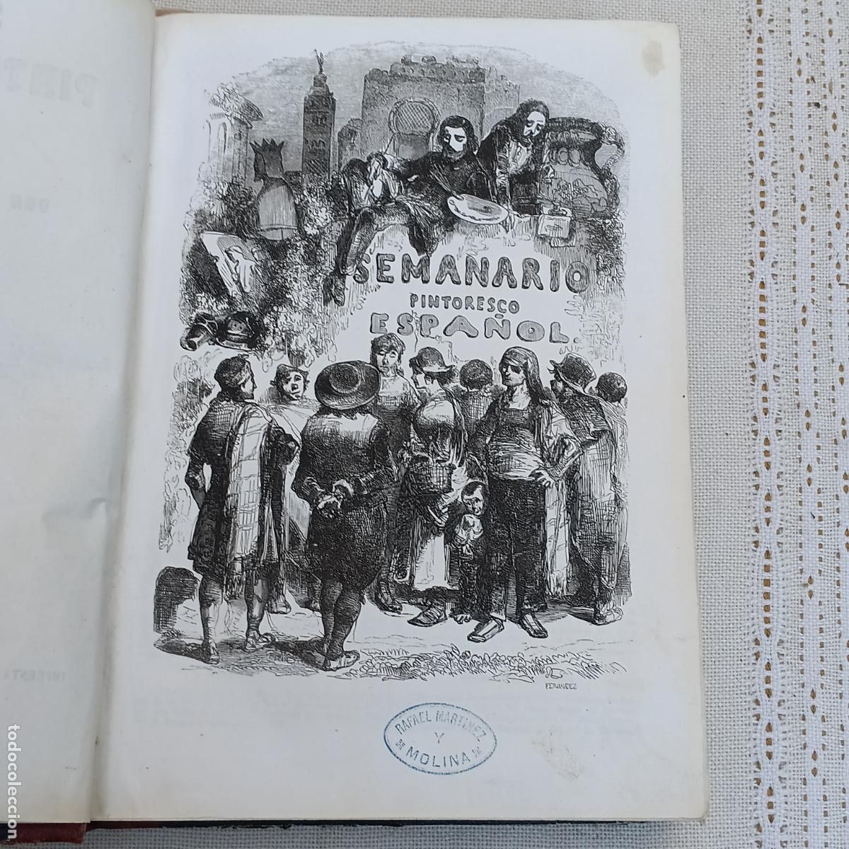 Libros antiguos: SEMANARIO PINTORESCO ESPA&Ntilde;OL - A&Ntilde;O 1847