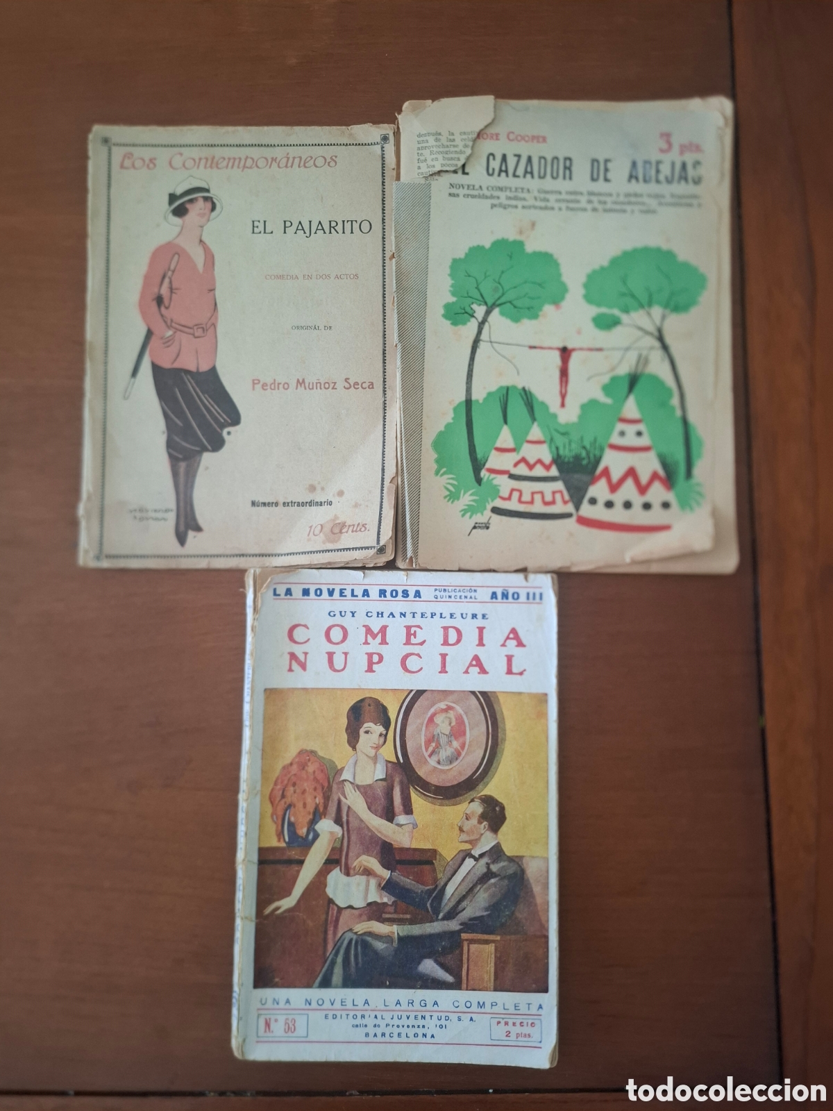 Libros antiguos: El pajarito - Comedia nupcial -el cazador de abejas