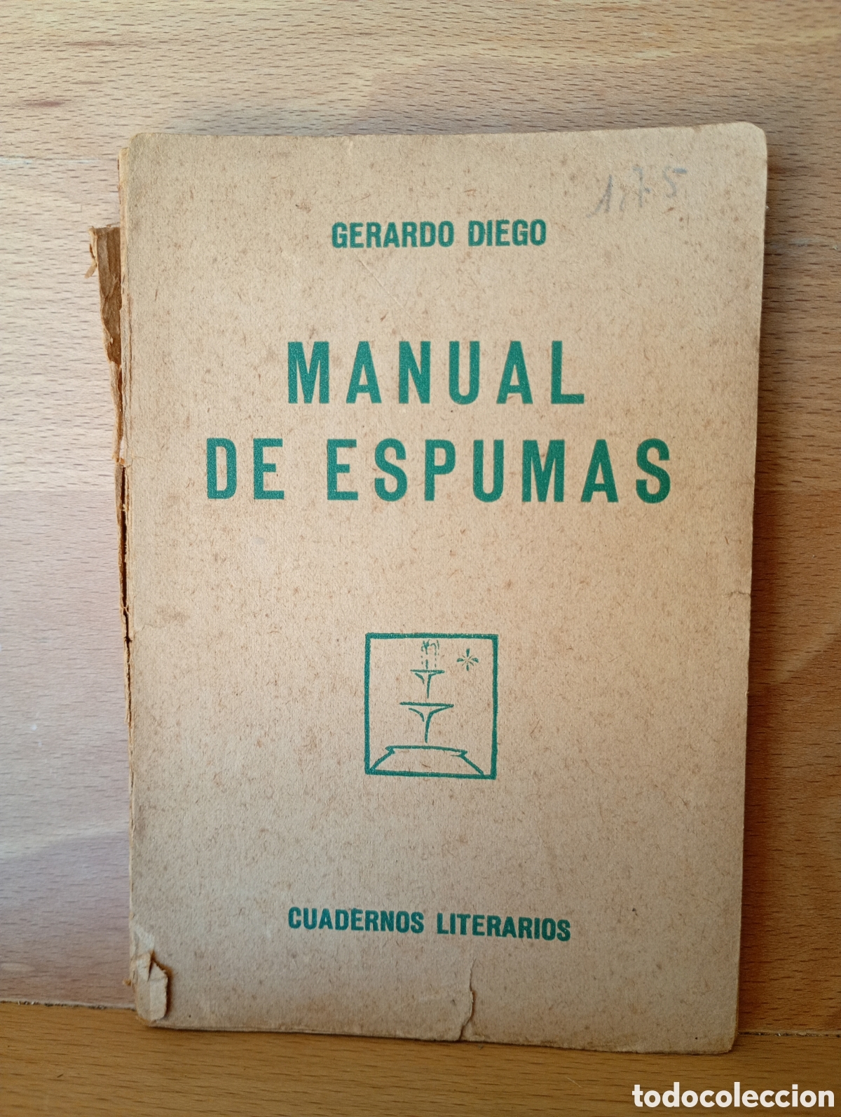 Libros antiguos: Manual de espumas Gerardo Diego cuadernos literarios 1924 ver fotos