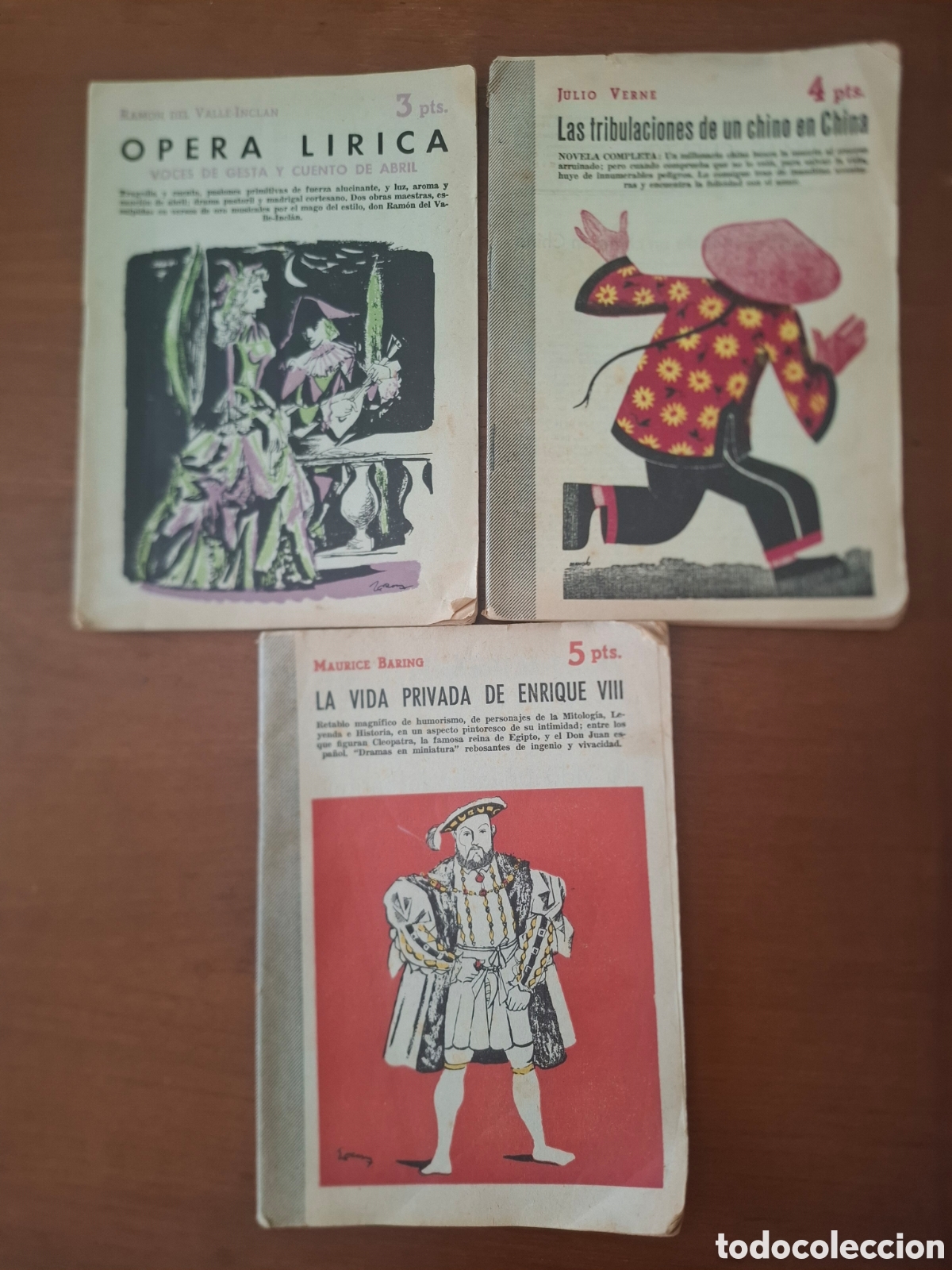 Libros antiguos: Voces de gesta y cuento de abril-La vida privada de Enrique VII-Las tribulaciones de un chino en chi