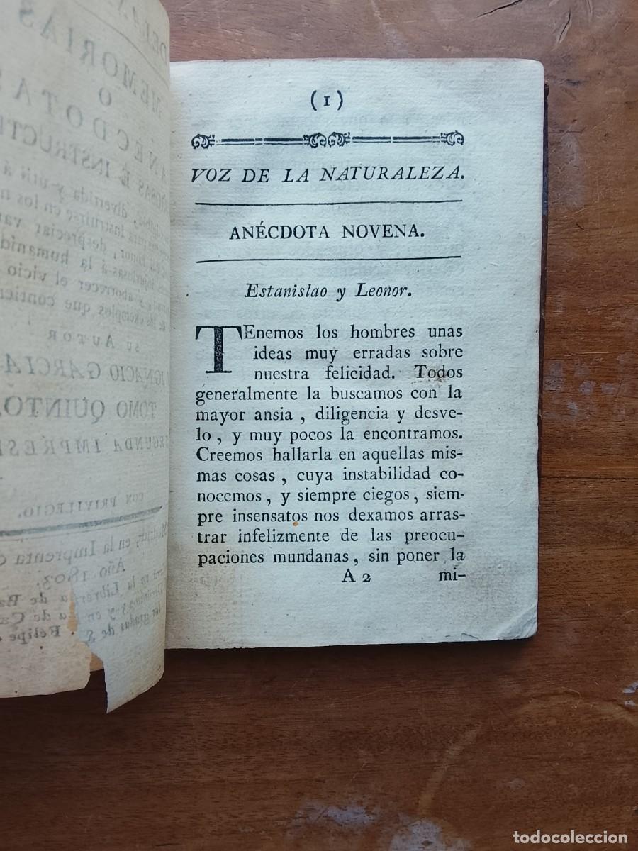 Libros antiguos: Voz de la naturaleza 1803 Madrid - Foto 3