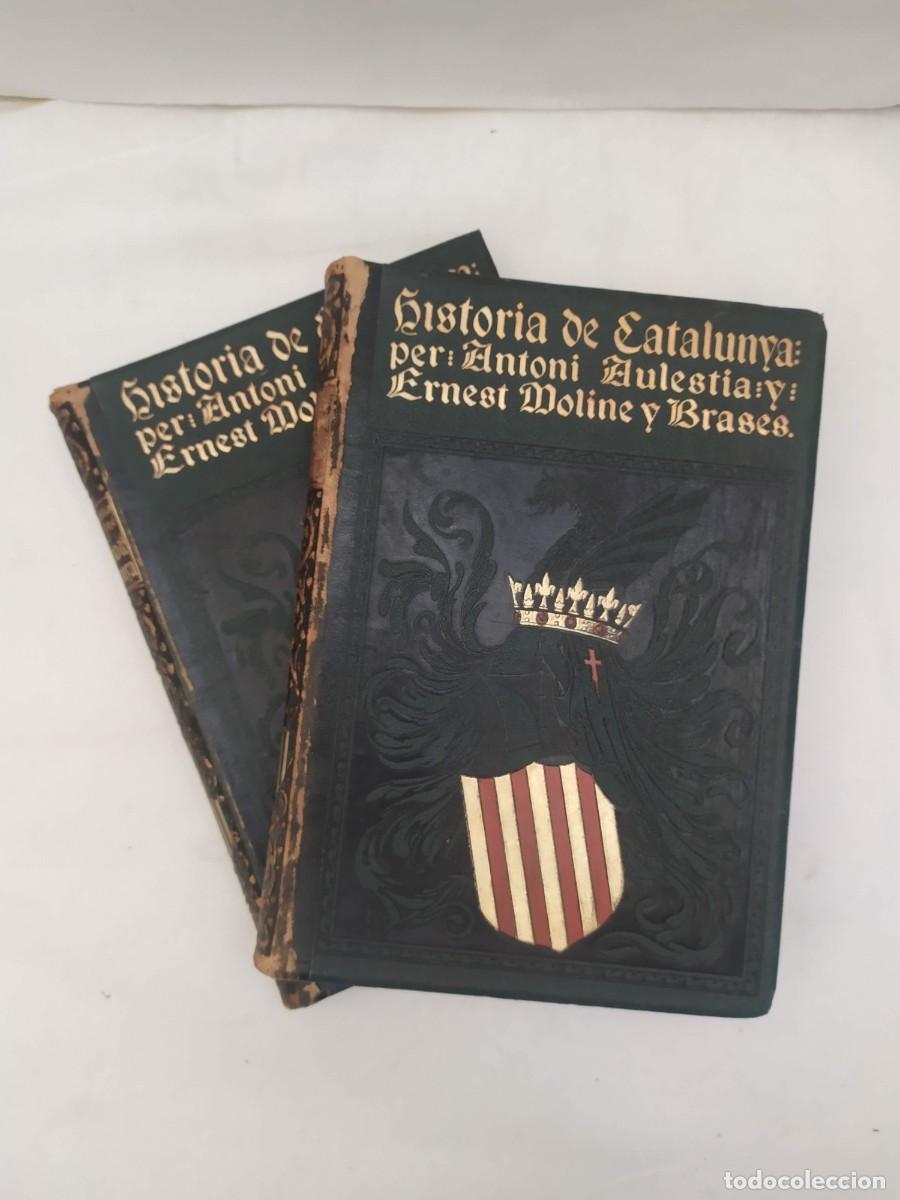 Libros antiguos: Historia de Catalunya. 2 tomos. Antoni Aulestia y Pijoan. Ed. Miquel Segu&iacute;. Barcelona.