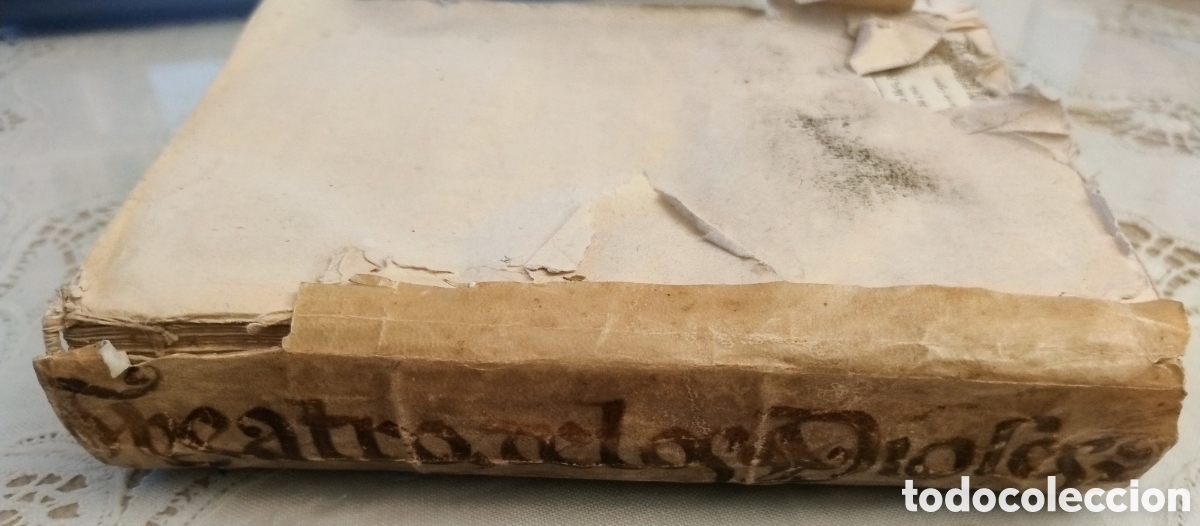 Libros antiguos: El teatro de los dioses. Segunda parte. Barcelona 1702