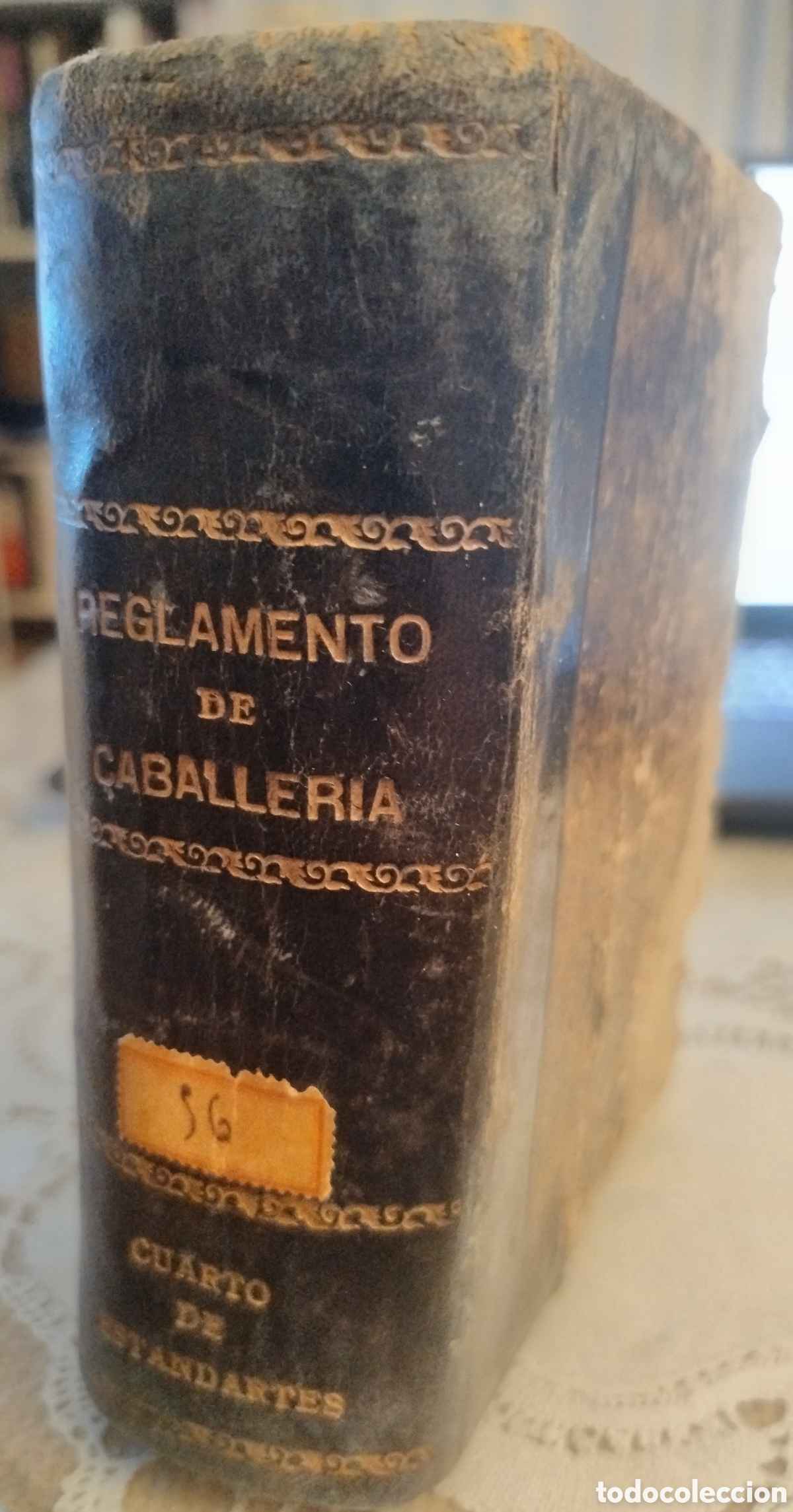Libros antiguos: Reglamento de caballer&iacute;a 1901. Completo
