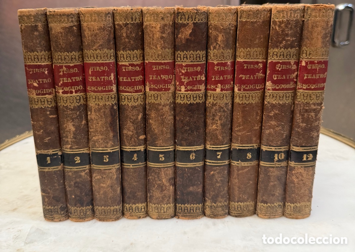 Libros antiguos: COLECCI&Oacute;N ANTIGUA TIRSO DE MOLINA - TEATRO ESCOGID