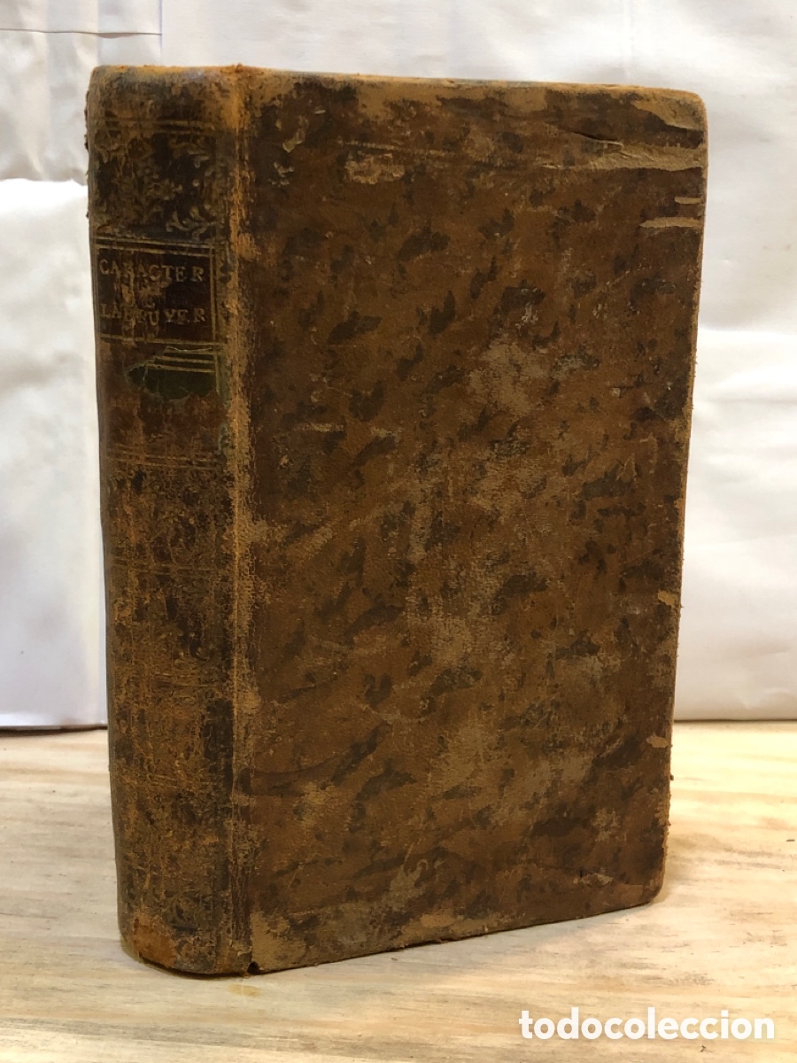 Libros antiguos: Jean de La Bruy&egrave;re - Les caracteres de la bruyere.