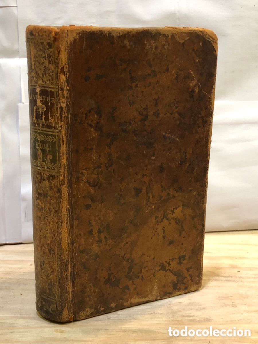 Libros antiguos: Fran&ccedil;ois de Salignac de La Mothe-F&eacute;nelon - Les aventures de T&eacute;l&eacute;maque, fils d'Ulysse [...]. Tomo I