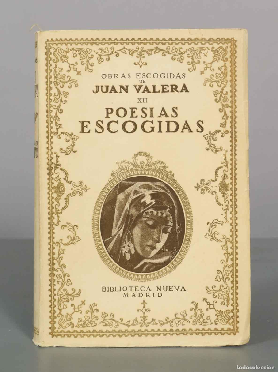 Libros antiguos: Poes&iacute;as escogidas - Juan Valera - Biblioteca Nueva