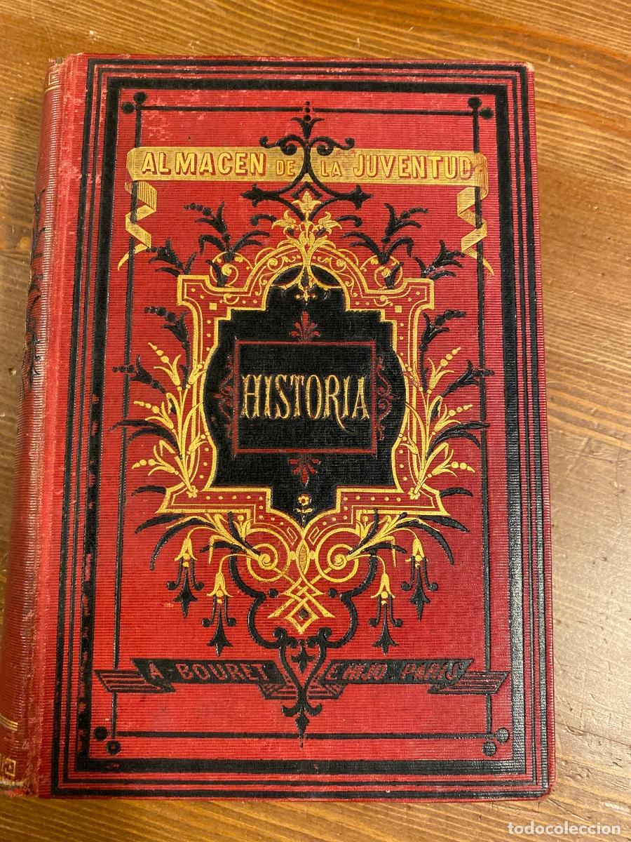 Libros antiguos: ALMACEN DE LA JUVENTUD APUNTES HISTORICOS 1873 DESDE LA CREACION A LA MUERTE DE TEODOSIO 28 LAMINAS