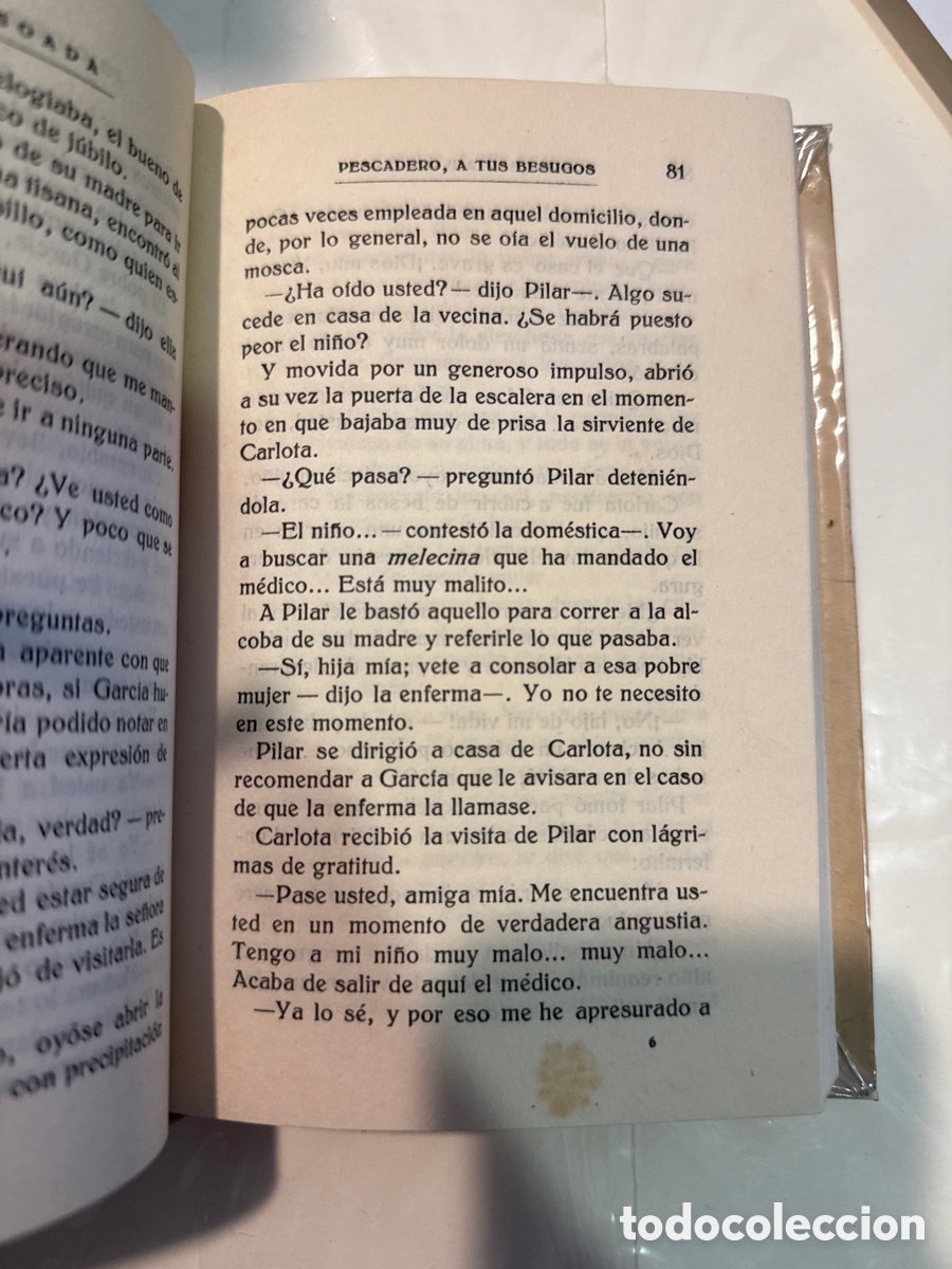 Libros antiguos: TABOADA, Luis Pescadero a tus besugos: Novela c&oacute;mica - Foto 2