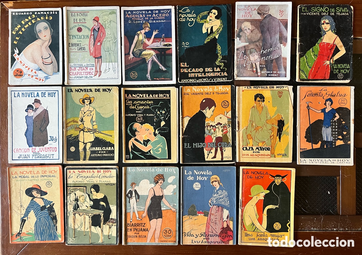 Libros antiguos: La Novela de Hoy 17 ejemplares