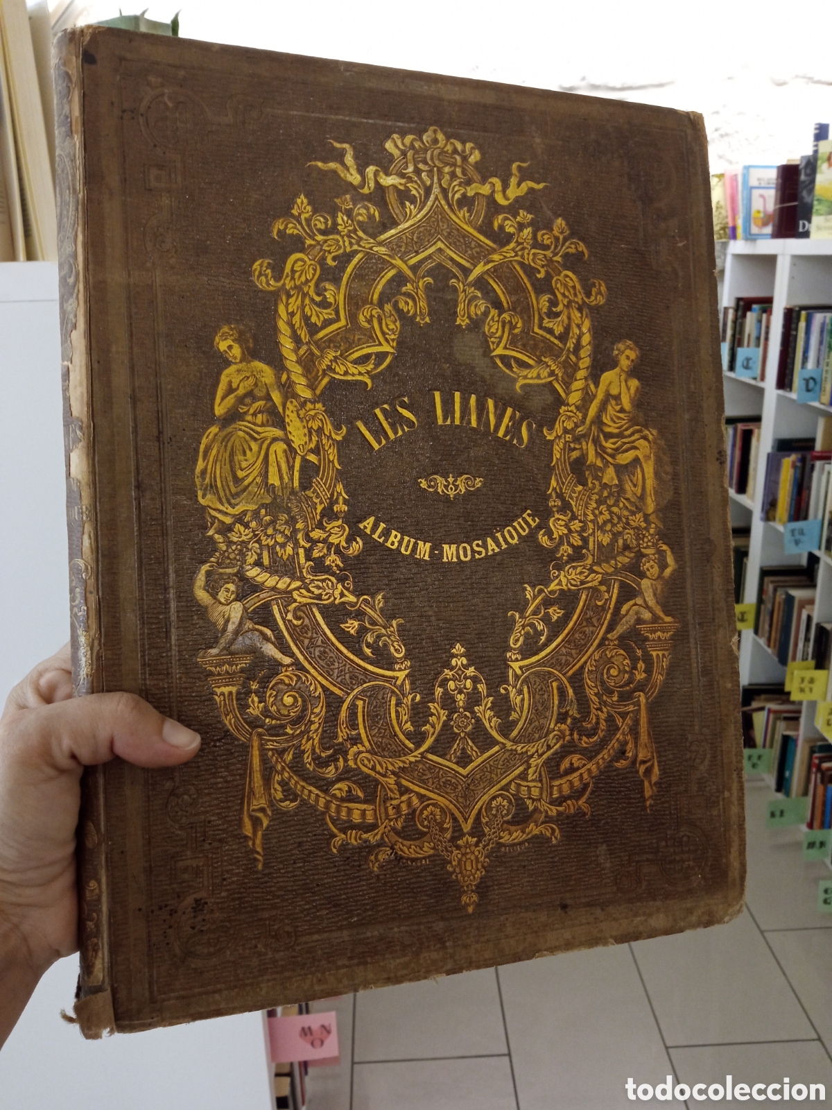 Libros antiguos: Les Lianes . Album - mosa&iuml;que