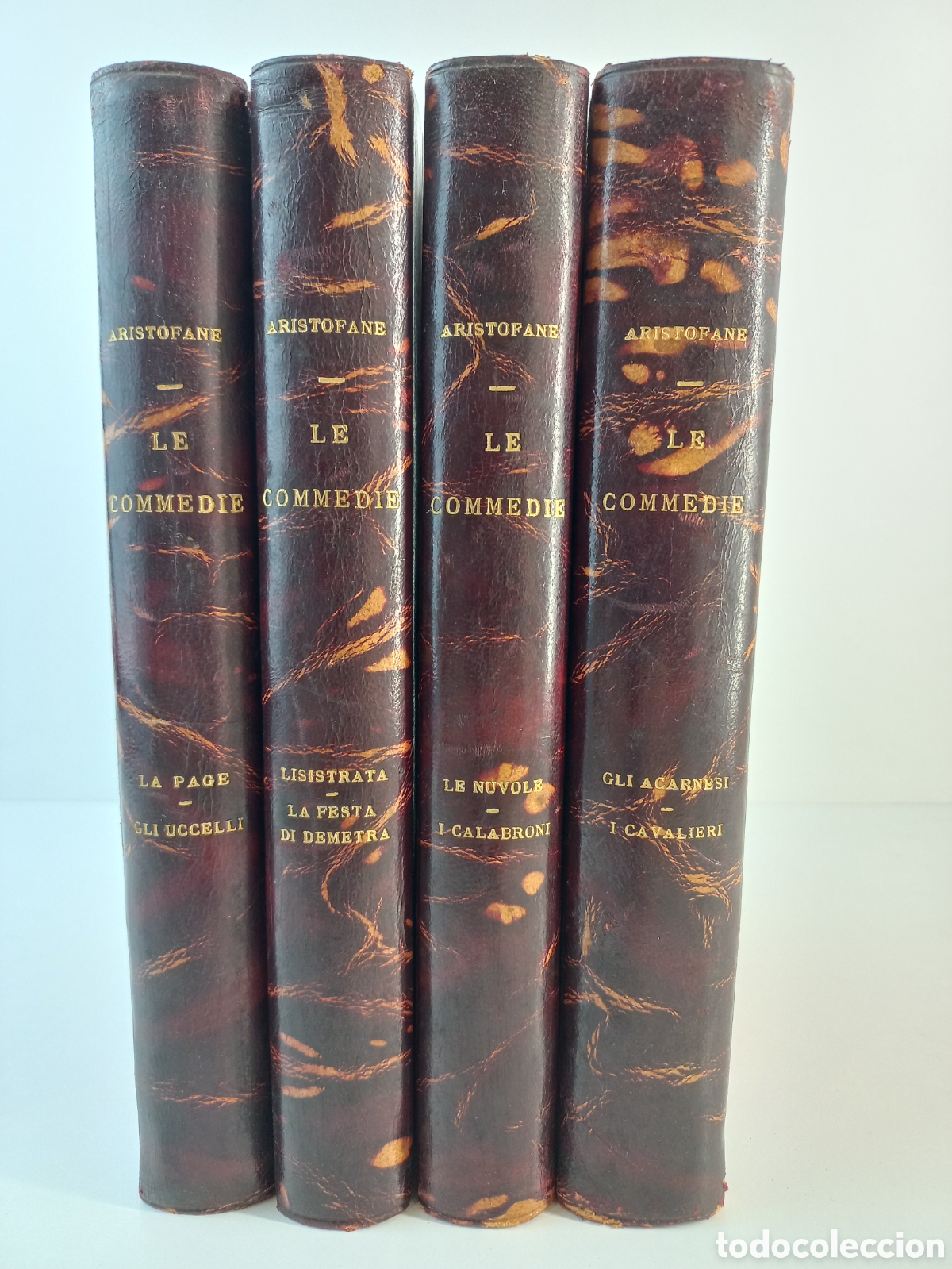 Libros antiguos: Le Commedie. Aristofane.