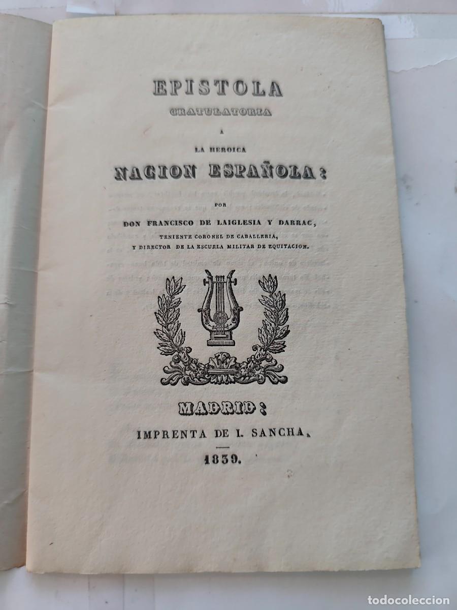 Libros antiguos: Librito Heroica Naci&oacute;n Espa&ntilde;ola 1839