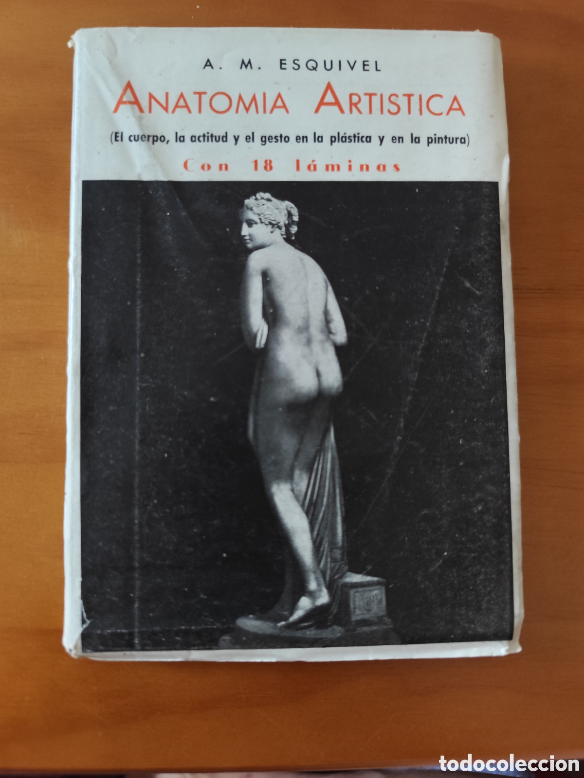 Libros antiguos: ANATOMIA ARTISTICA (El cuerpo, la actitud y el gesto en la pl&aacute;stica y en la pintura A.M.ESQUIVEL