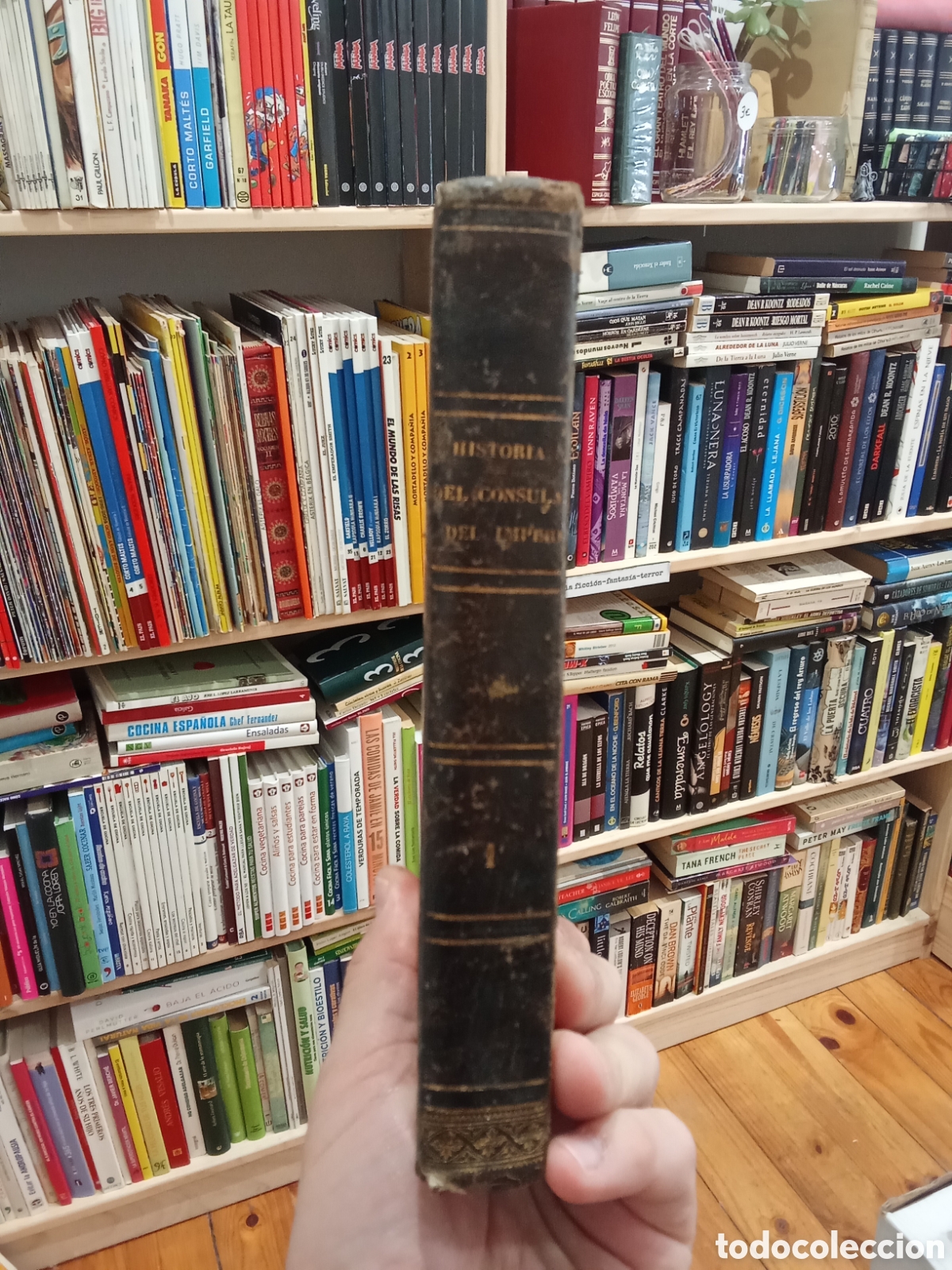 Libros antiguos: Historia del Consulado y del Imperio de Napole&oacute;n Tomo I - M. Thiers - Febrero 1845