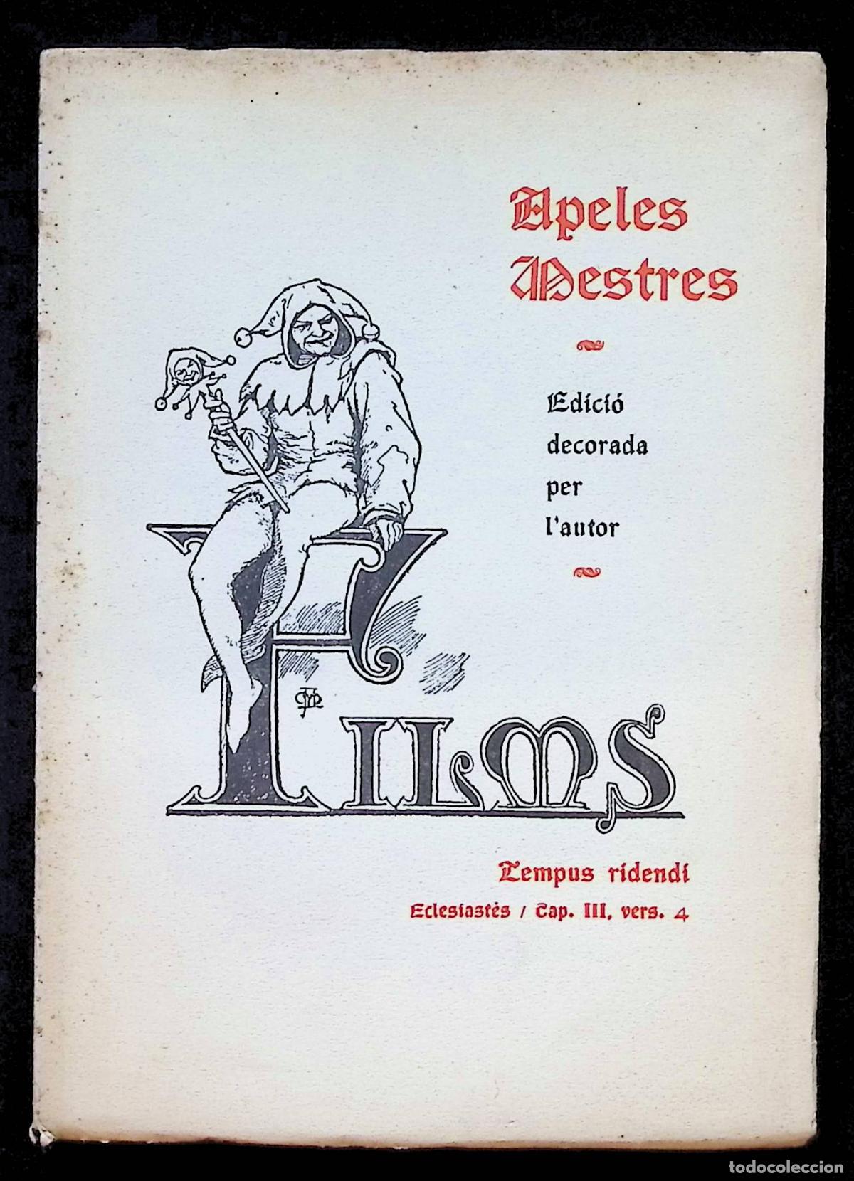 Libros antiguos: FILMS. - MESTRES, Apeles. IMP. LA RENAIXEN&Ccedil;A. BARCELONA, 1935.