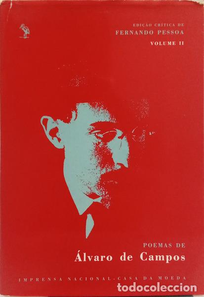 Libros antiguos: PESSOA. (Fernando) - POEMAS DE &Aacute;LVARO DE CAMPOS.