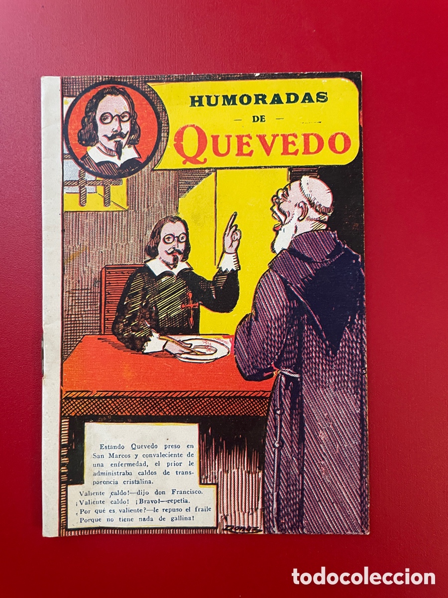Libros antiguos: Humoradas de Quevedo. Editorial el gato negro.