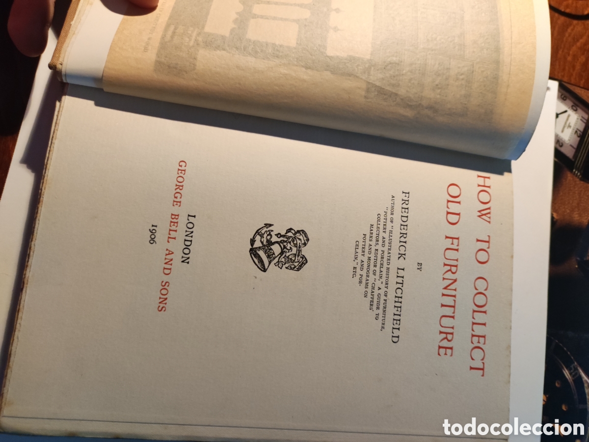 Libros antiguos: Libro ilustrado Ingles sobre muebles antiguos - Foto 4