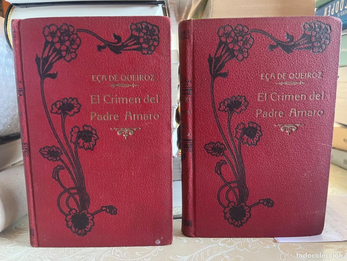 Libros antiguos: Queiroz, Eca de.-El crimen del Padre Amaro (2 vols.)