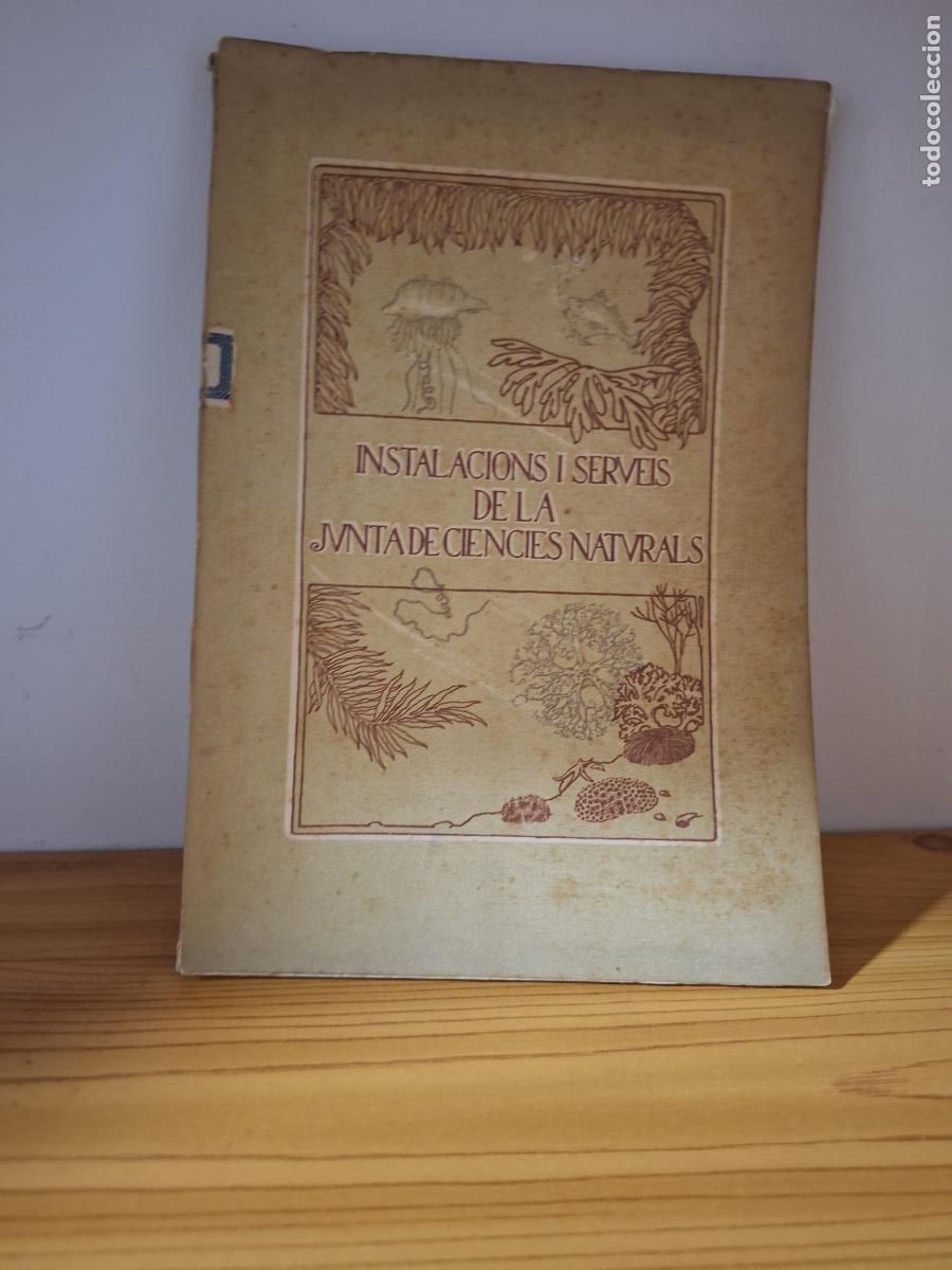 Libros antiguos: Instalacions i serveis de la Junta de Ciencies Naturals