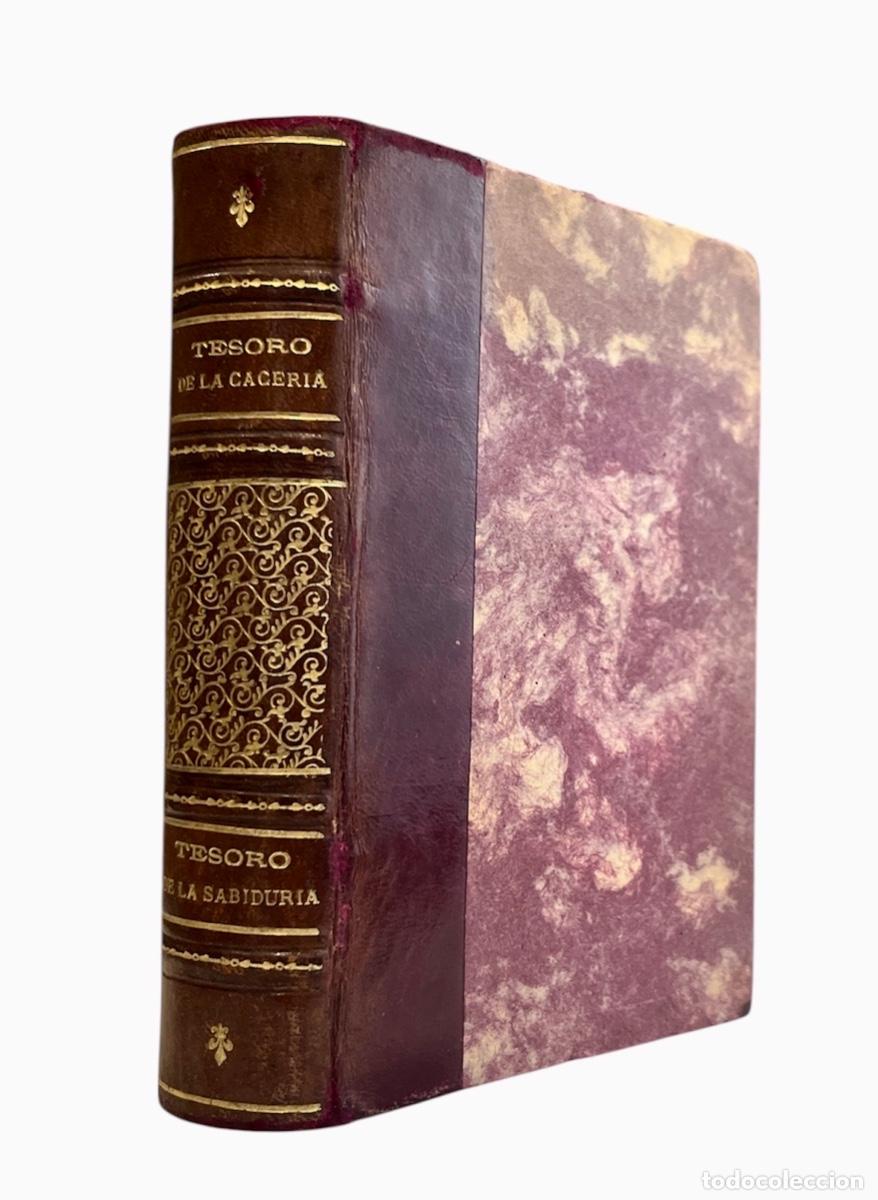 Libros antiguos: TESORO DE LA CACERIA. TESORO DEL CAZADOR CON ESCOPETA Y PERRO. 1865. TESORO DEL PAJARERO. 1864. TESO